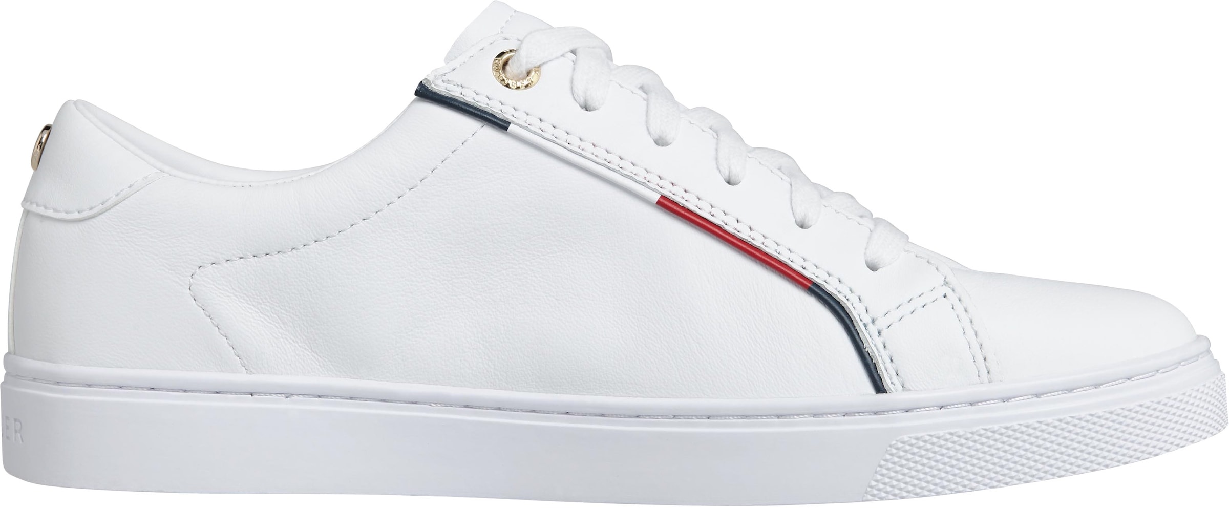 Tommy Hilfiger Sneaker "TOMMY HIFLIGER SIGNATURE SNEAKER", mit bunter Paspe günstig online kaufen