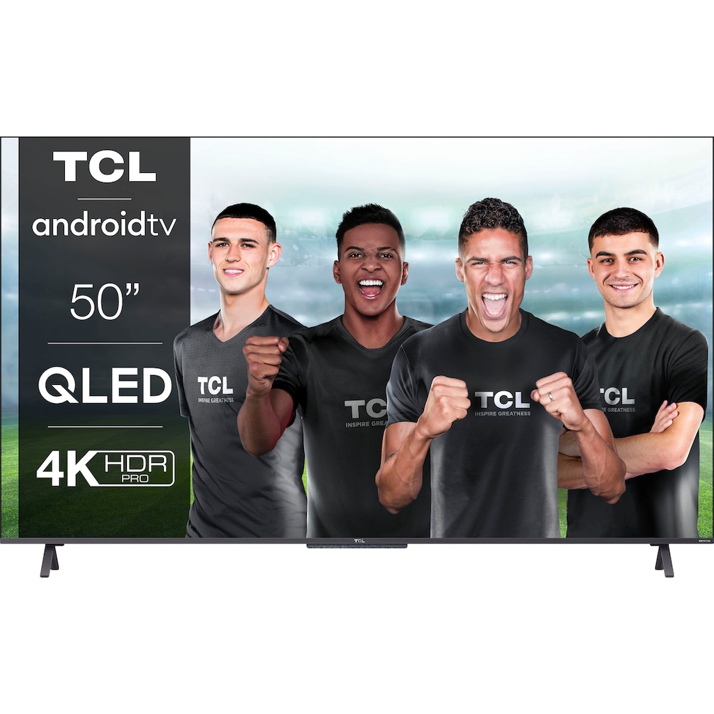 TCL QLED-Fernseher »50C722X1«, 126 cm/50 Zoll, 4K Ultra HD, Smart-TV-Android TV