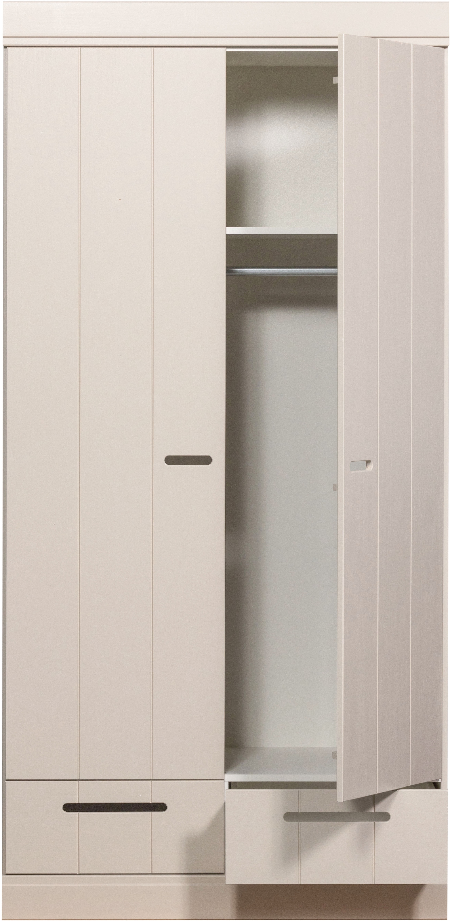 WOOOD Kleiderschrank »WOOOD CONNECT« 2-türiger Kleiderschrank Connect aus FSC-Kiefer, modular & praktisch