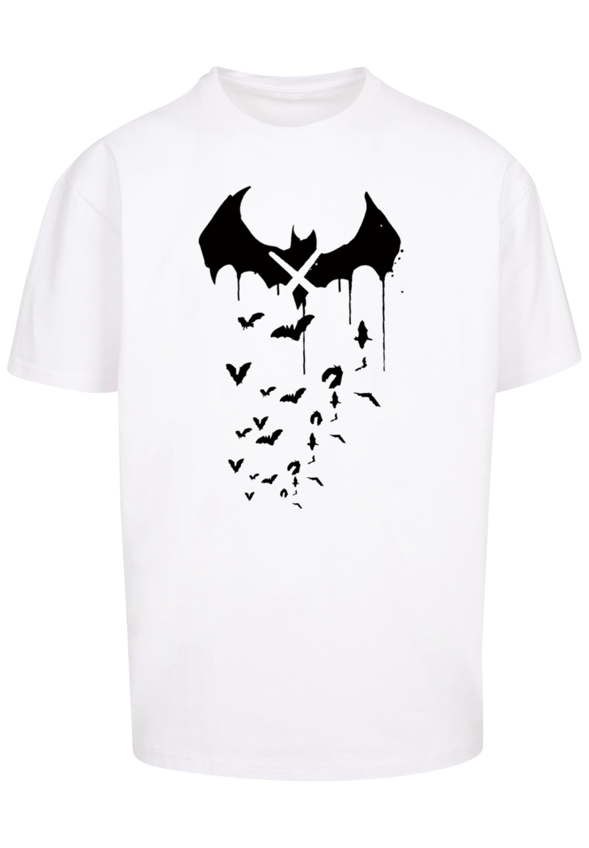 F4NT4STIC T-Shirt »DC Comics Batman Arkham Bats X Drip«, Print