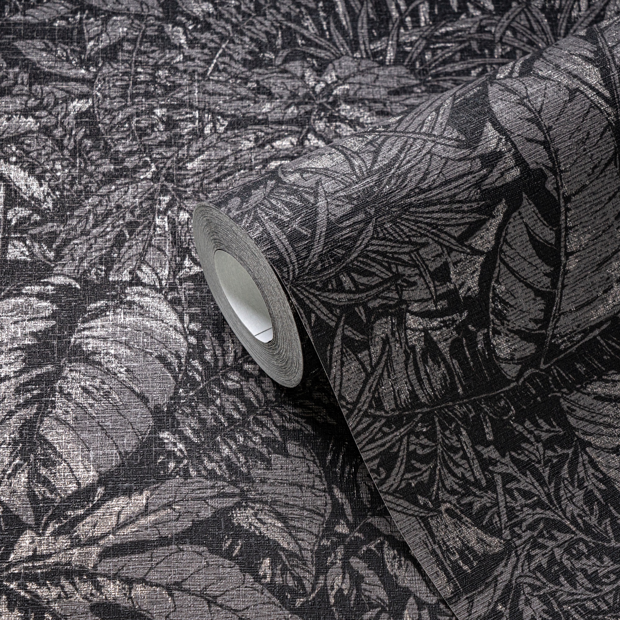 living walls Vliestapete »Smart Surfaces Natur-Tapete Mustertapete Floral Natur«, leicht glänzend, Vliestapete Dschungel für Schlafzimmer Küche Wohnzimmer Natur Design