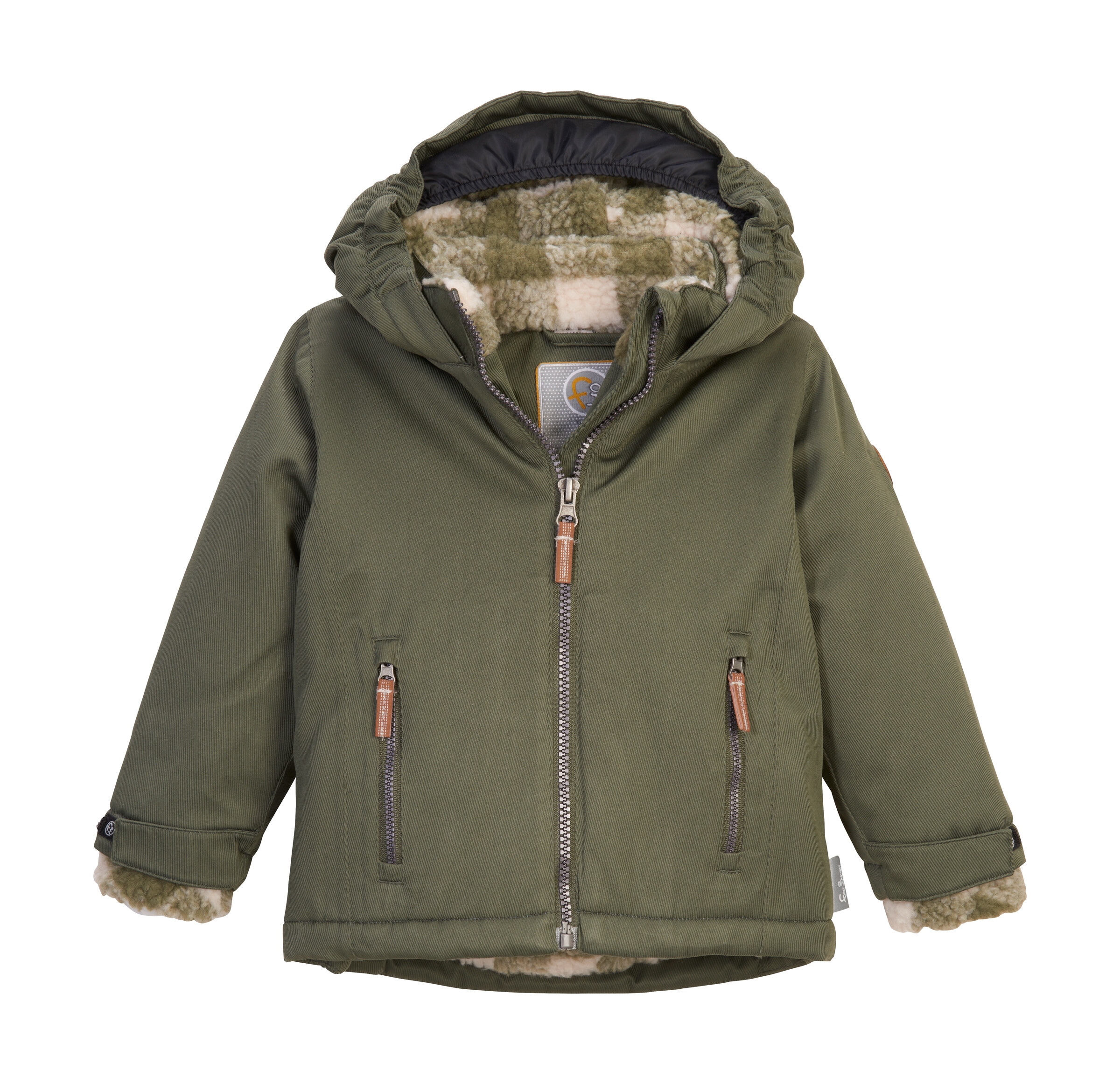 Jungen Funktionsjacke "FIOW 56 MNS JCKT"grün, Gr. 122, FIRST INSTINCT BY KILLTEC, Obermaterial: 100% Polyester;Futter: 100% Polyester;Füllung: 100%