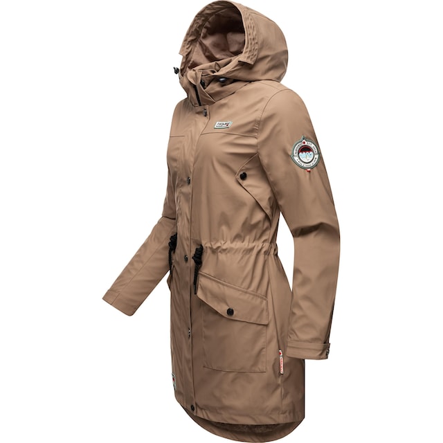 Navahoo Outdoorjacke »Deike«, mit Kapuze, modischer Damen Outdoor  Regenmantel auf Raten | BAUR