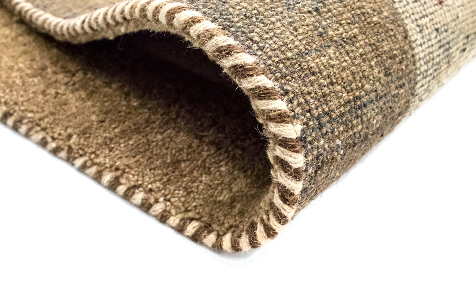 morgenland Wollteppich »Gabbeh Teppich handgeknüpft beige«, rechteckig, handgeknüpft