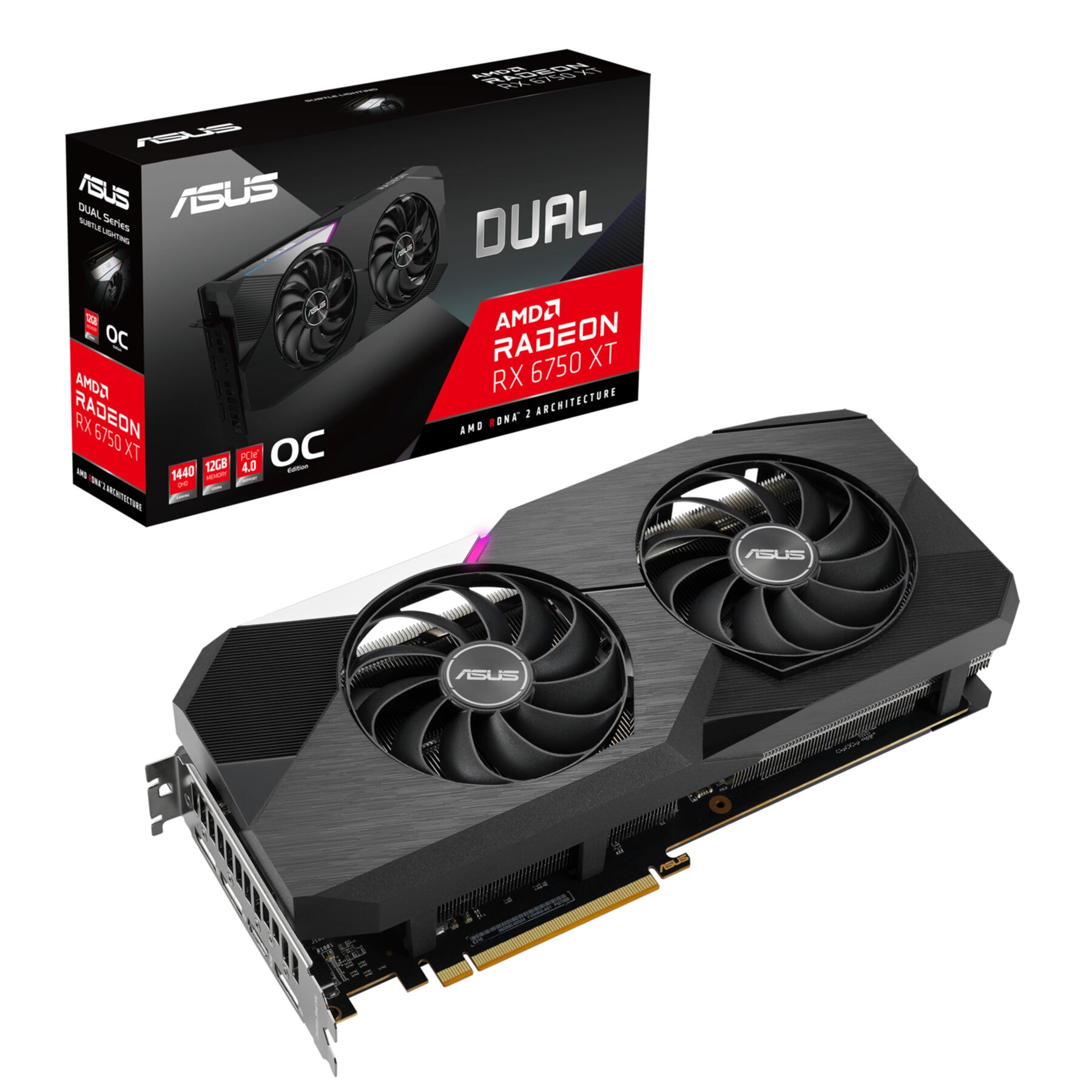 Asus Grafikkarte »DUAL-RX6750XT-O12G«