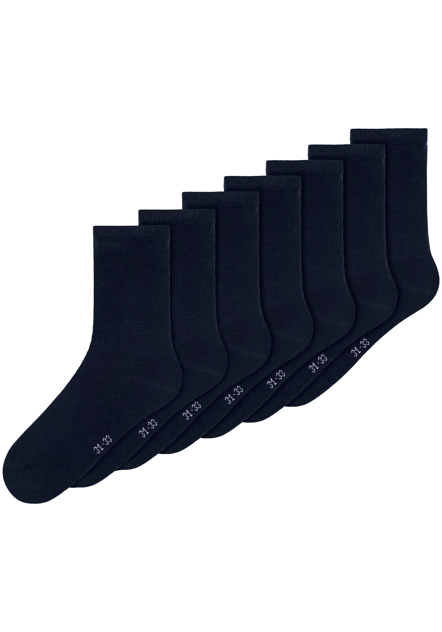 Name It "NKNSOCK 7P SOLID NOOS" Packung, 7 Paar tlg.