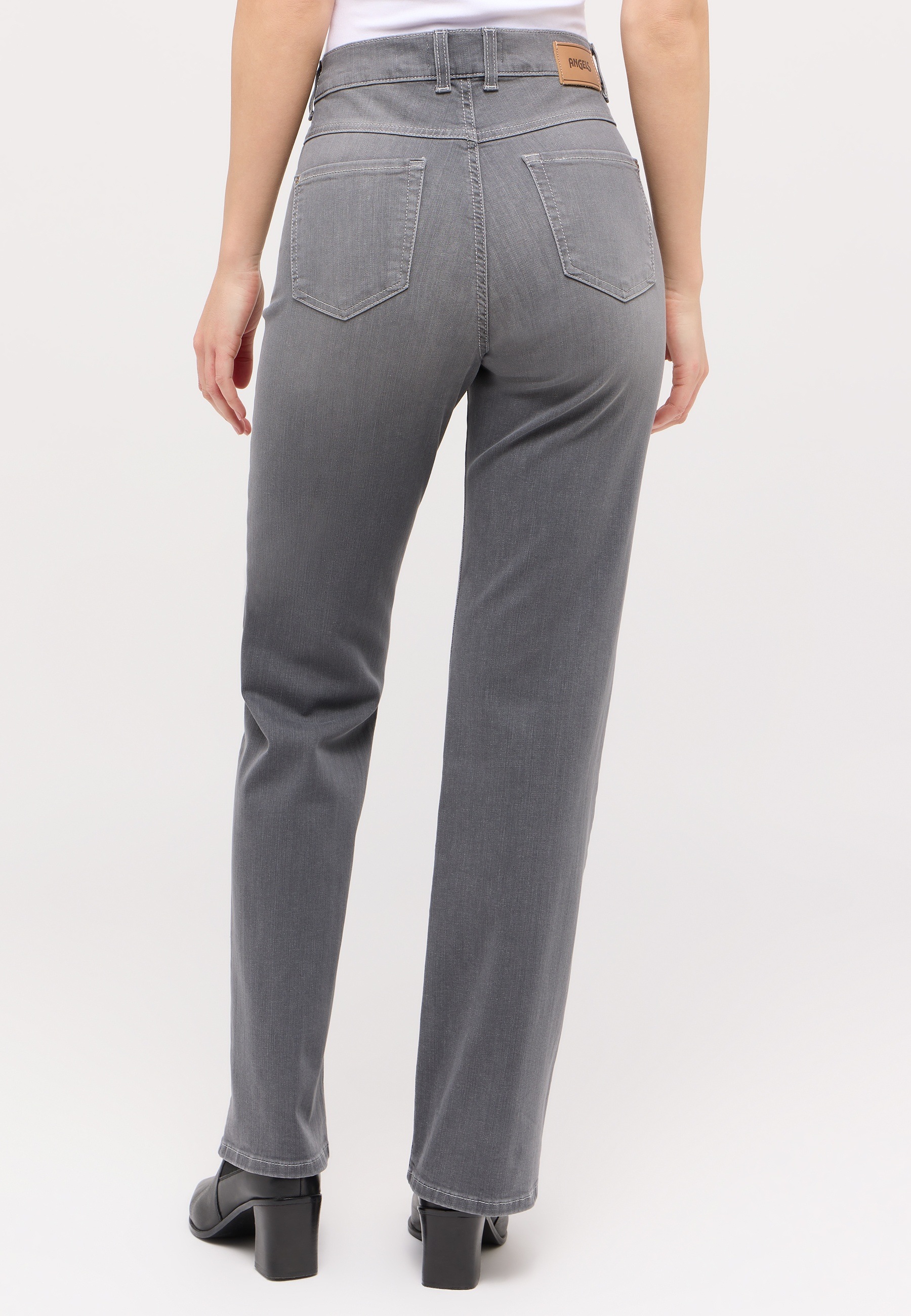 ANGELS Stretch-Jeans "LARA" weite Passform, aus Baumwollmischung, mit Metal günstig online kaufen