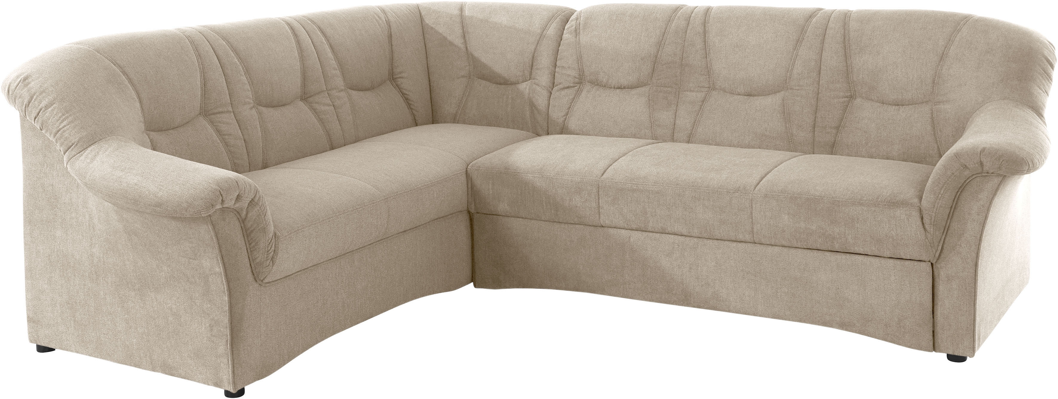 Thumbnail - DOMO collection Ecksofa "Sarafina zeitlos und komfortabel, optional mit Federkern, L-Form", wahlweise mit Bettfunktion