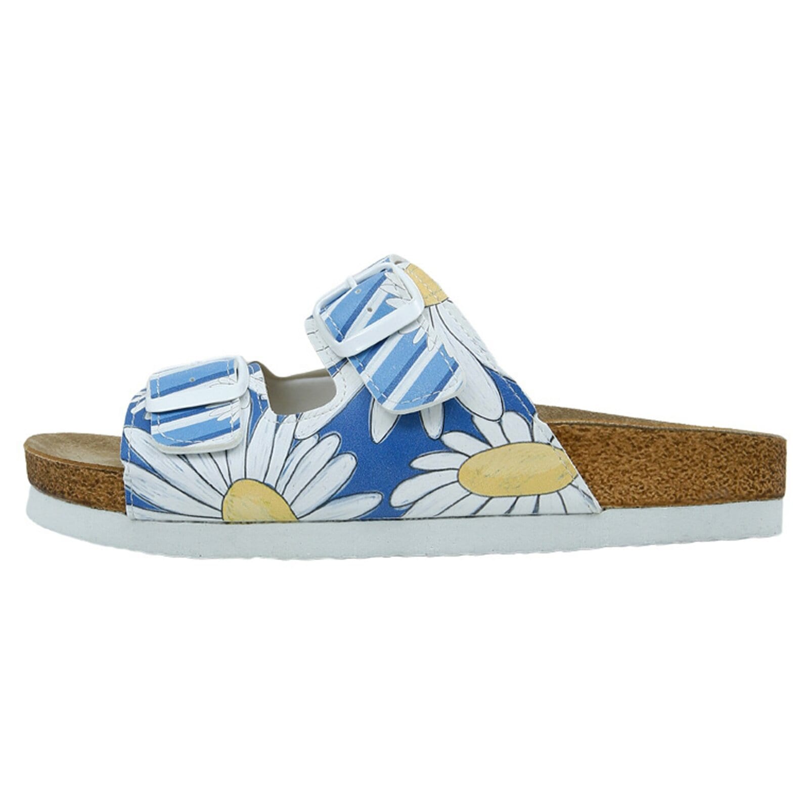 DOGO Pantolette "DOGO Stella Daisy Stripes Damen Sandalen/ Sandaletten / Fe günstig online kaufen