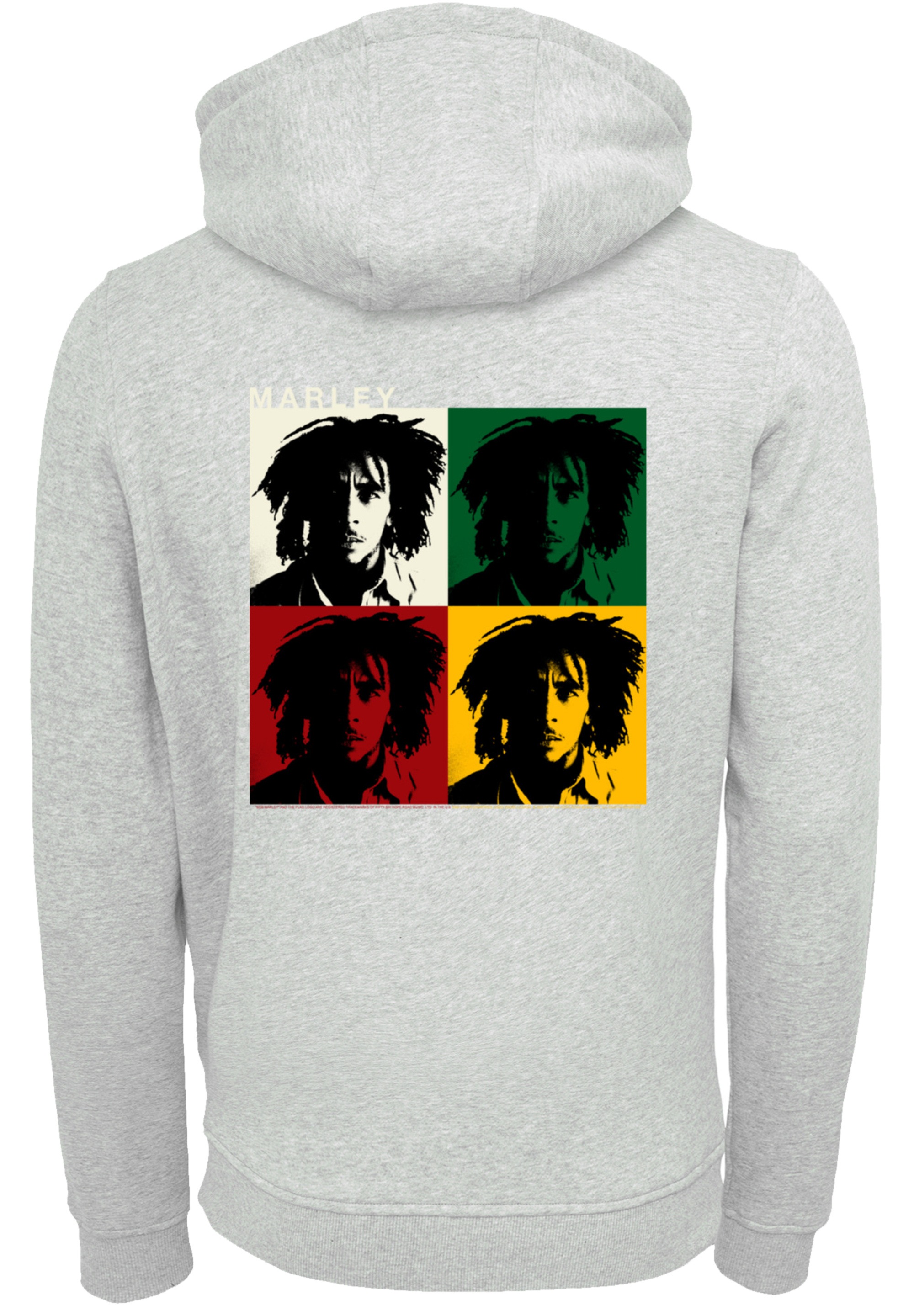 F4NT4STIC Kapuzenpullover »Bob Marley Colour Blocks Two Sleeves Reggae Music«, Premium Qualität