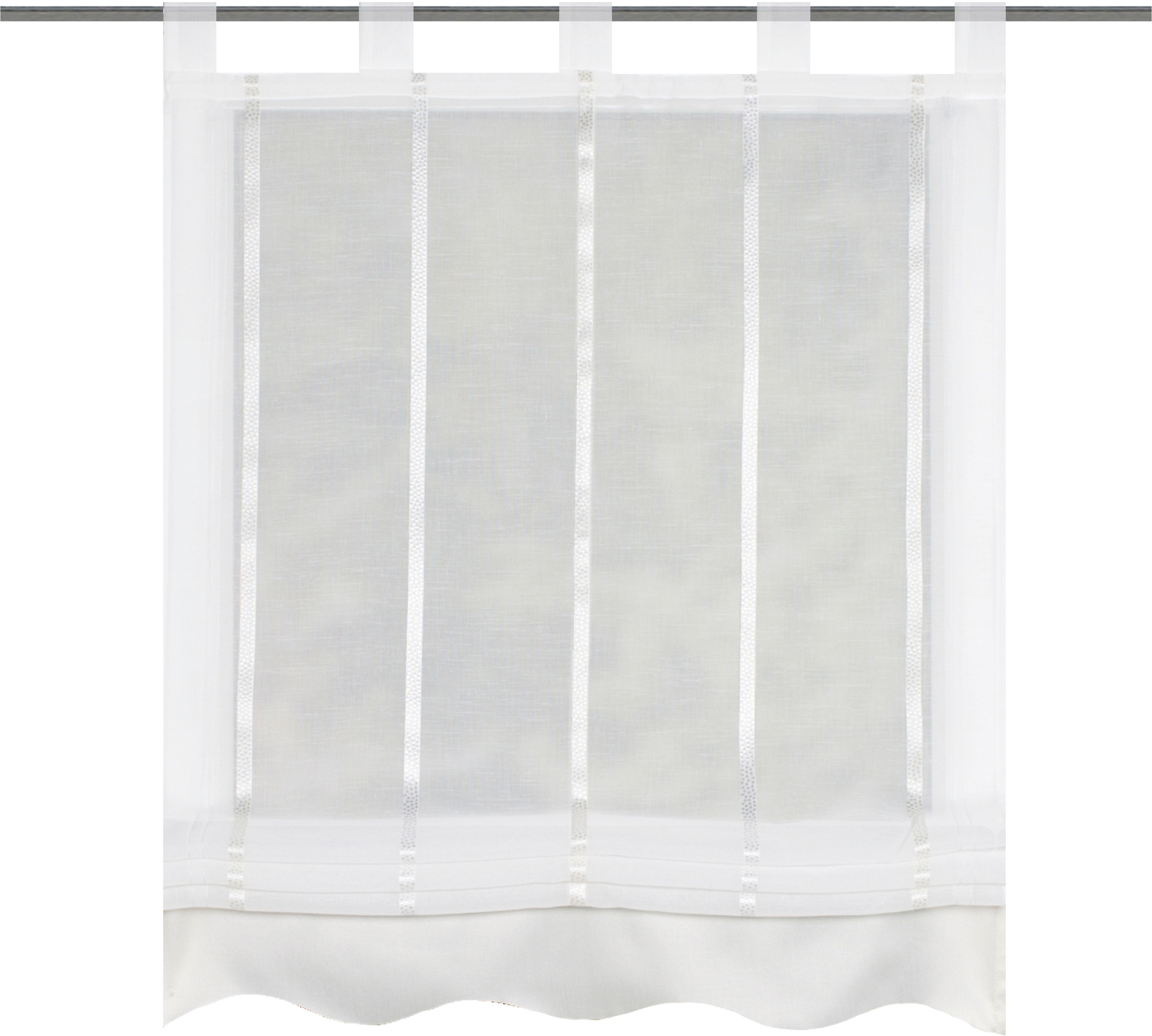 HOME WOHNIDEEN Raffrollo "KATHY" mit Schlaufen freihängend günstig online kaufen