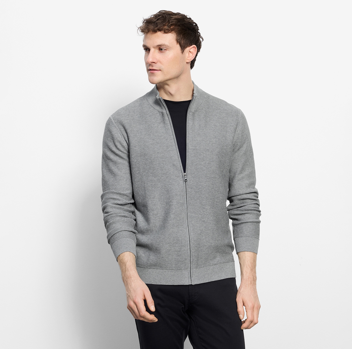 OLYMP Strickjacke "OLYMP Strick Casual" günstig online kaufen