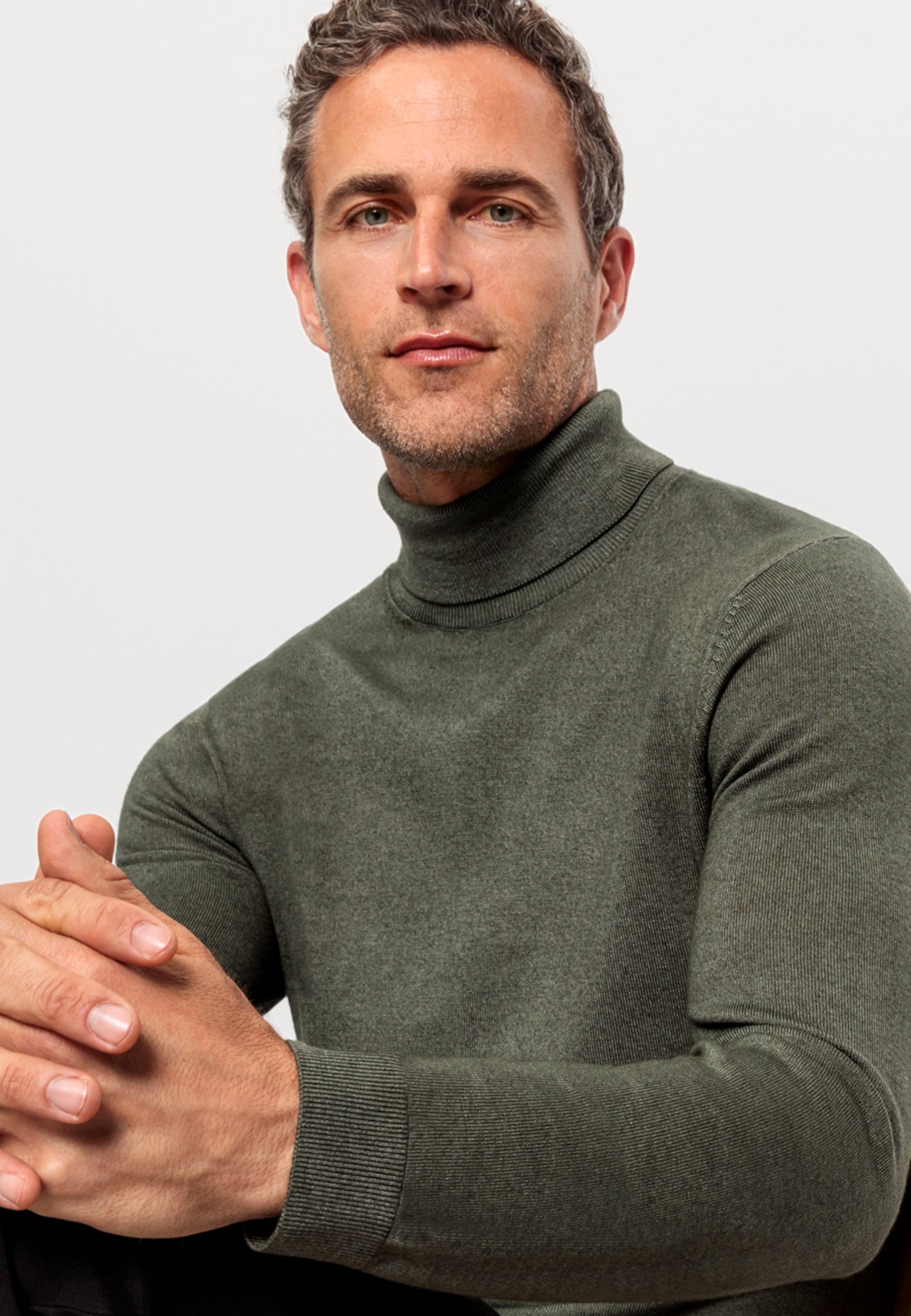 OLYMP Rollkragenpullover »OLYMP Casual Strick«