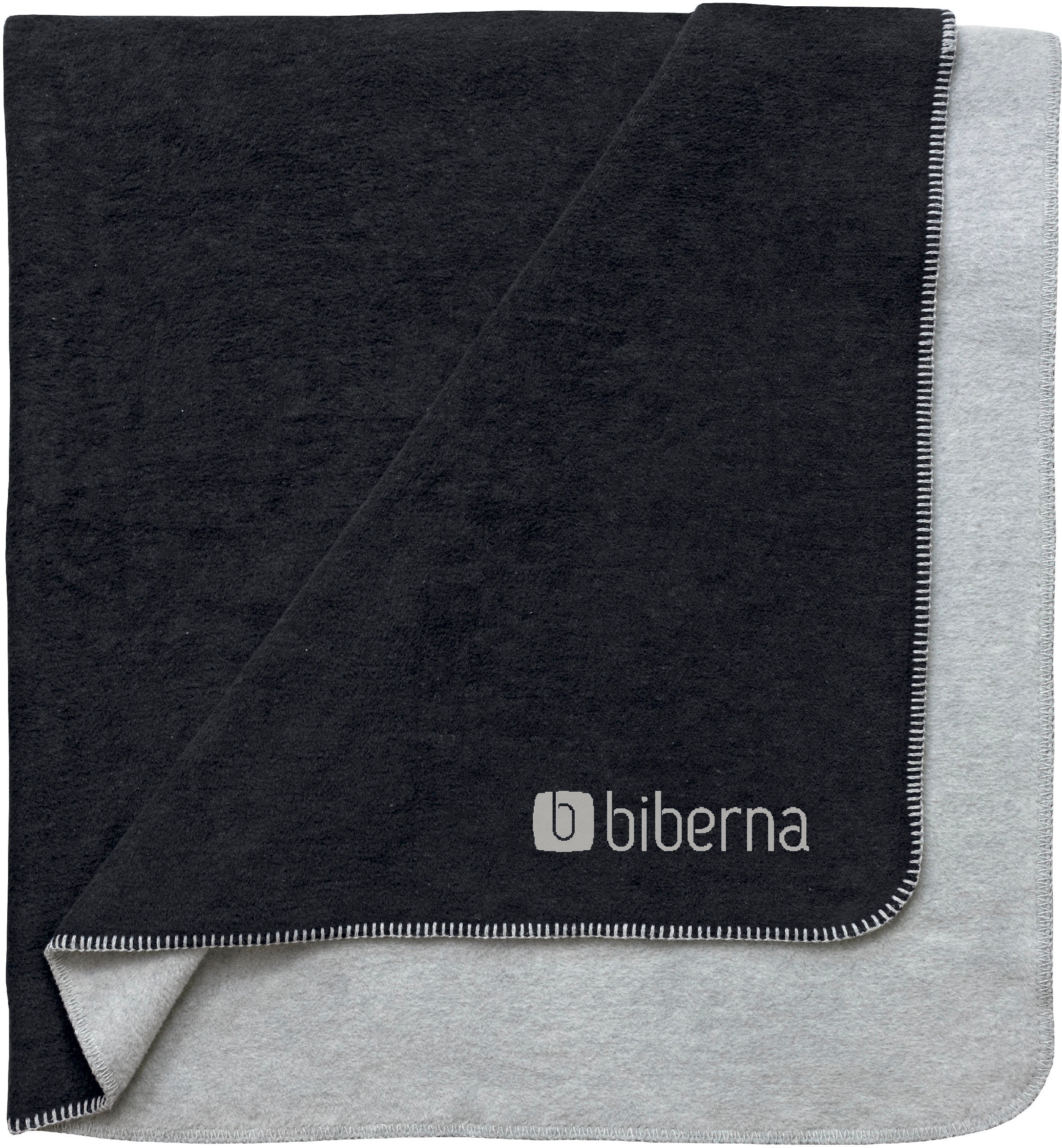 Biberna Wohndecke »Katrin«, wohlig warme Doubleface Decke mit Häkeleinfassung
