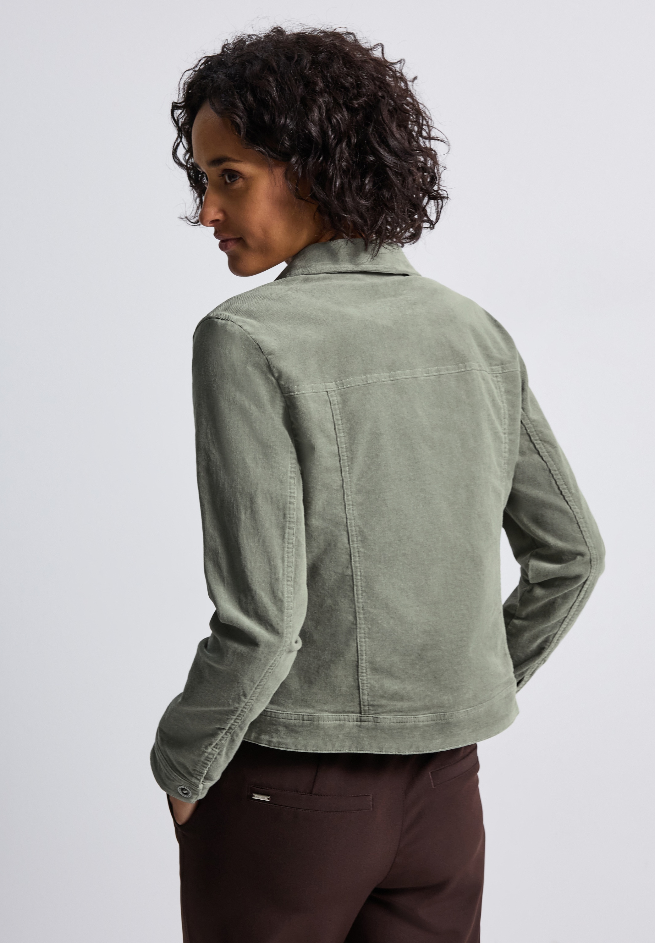 STREET ONE Cordjacke, ohne Kapuze, in Cord-Optik