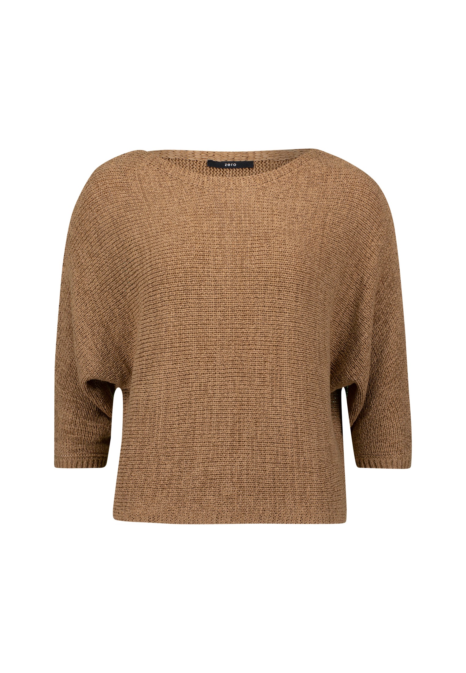 Zero Strickpullover "zero Damen Strickpullover mit Dreiviertelarm", (1 tlg. günstig online kaufen