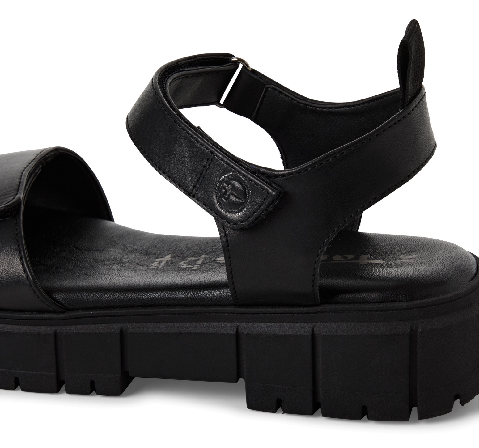 Tamaris Sandalette, Plateau, Riemchensandale, Sommerschuh mit Klettverschlüssen