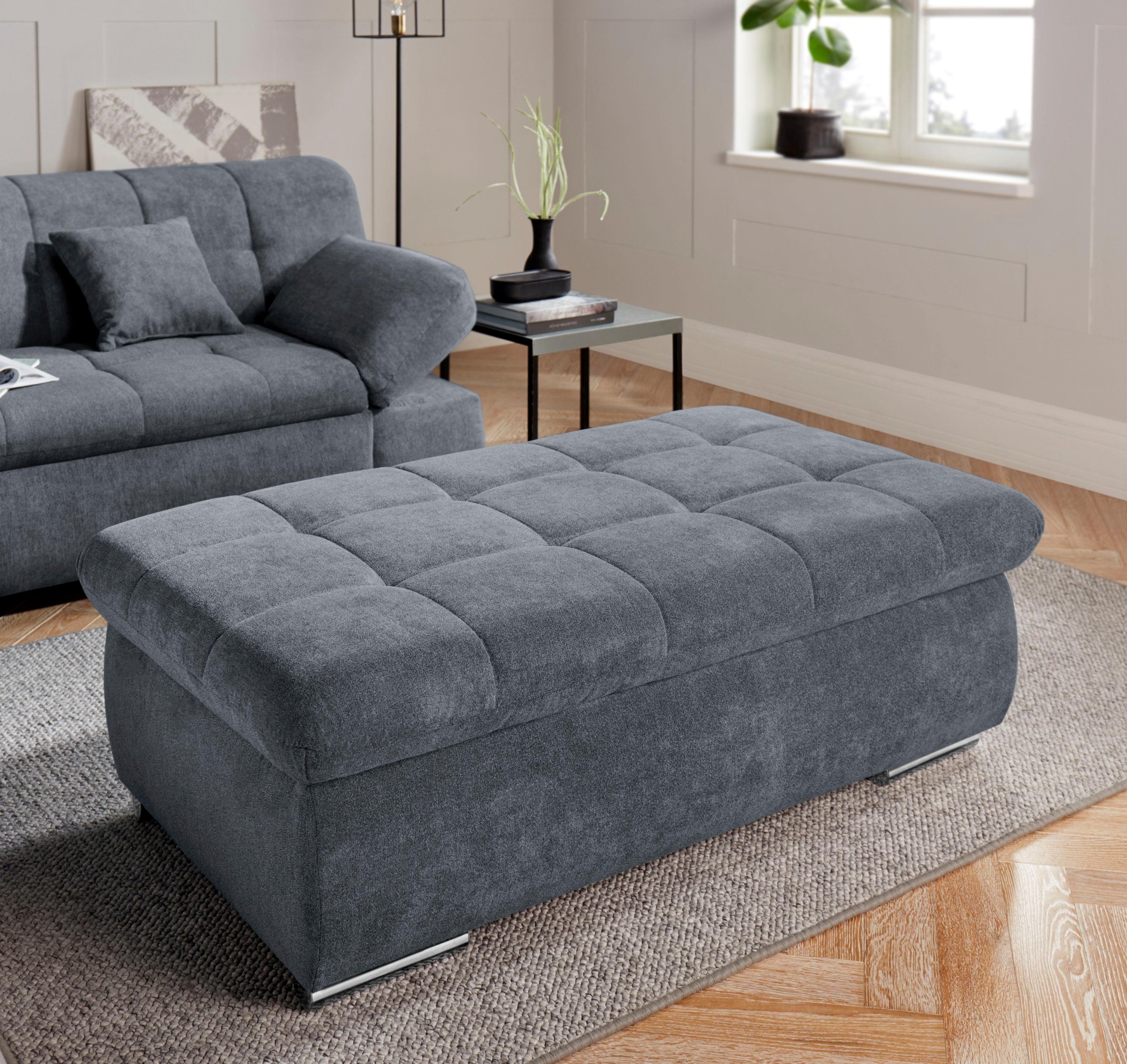 DOMO collection Hocker "Mona", mit Stauraumfach günstig online kaufen