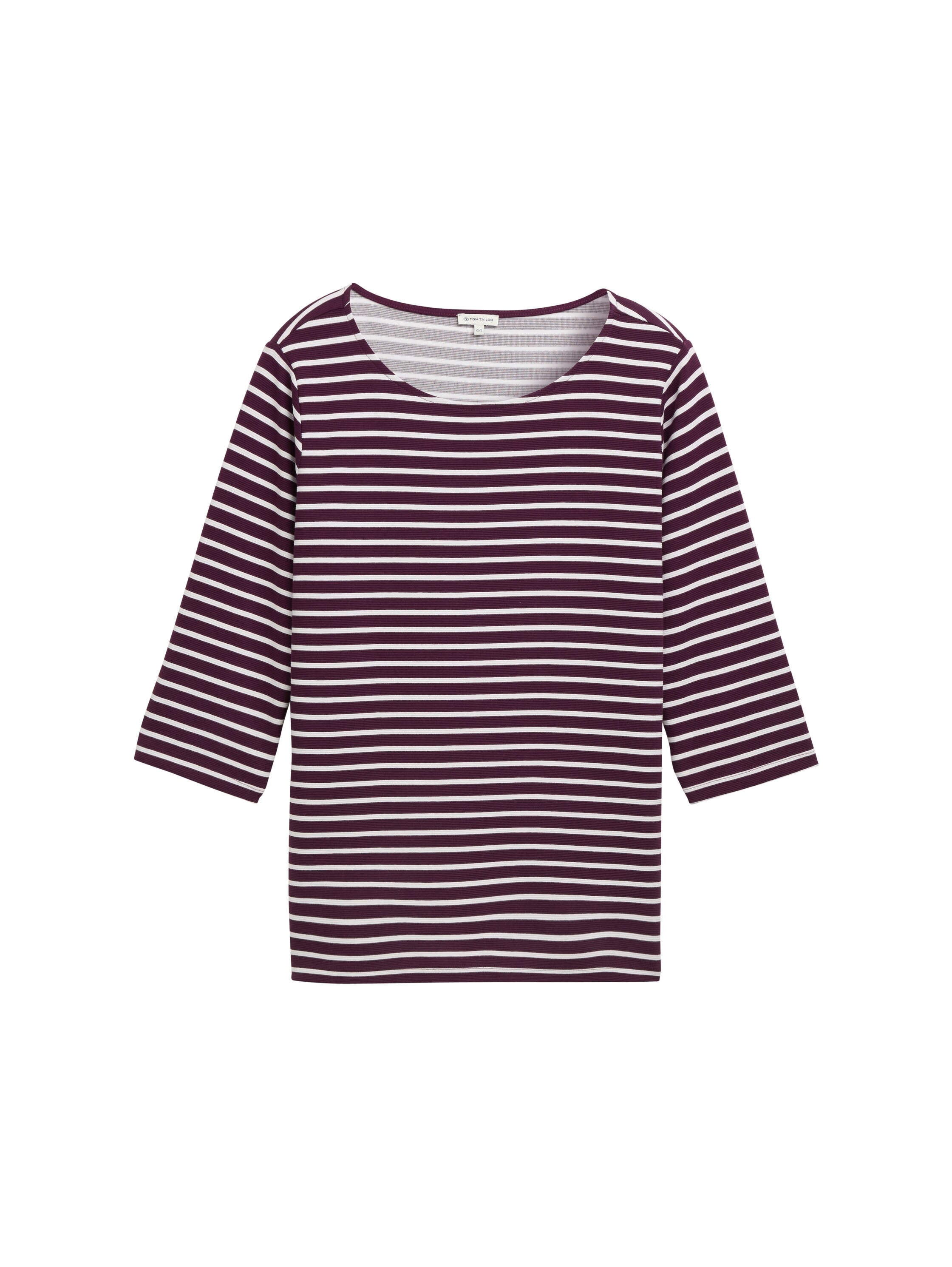 TOM TAILOR PLUS 3/4-Arm-Shirt »OTTOMA«, mit Streifenmuster