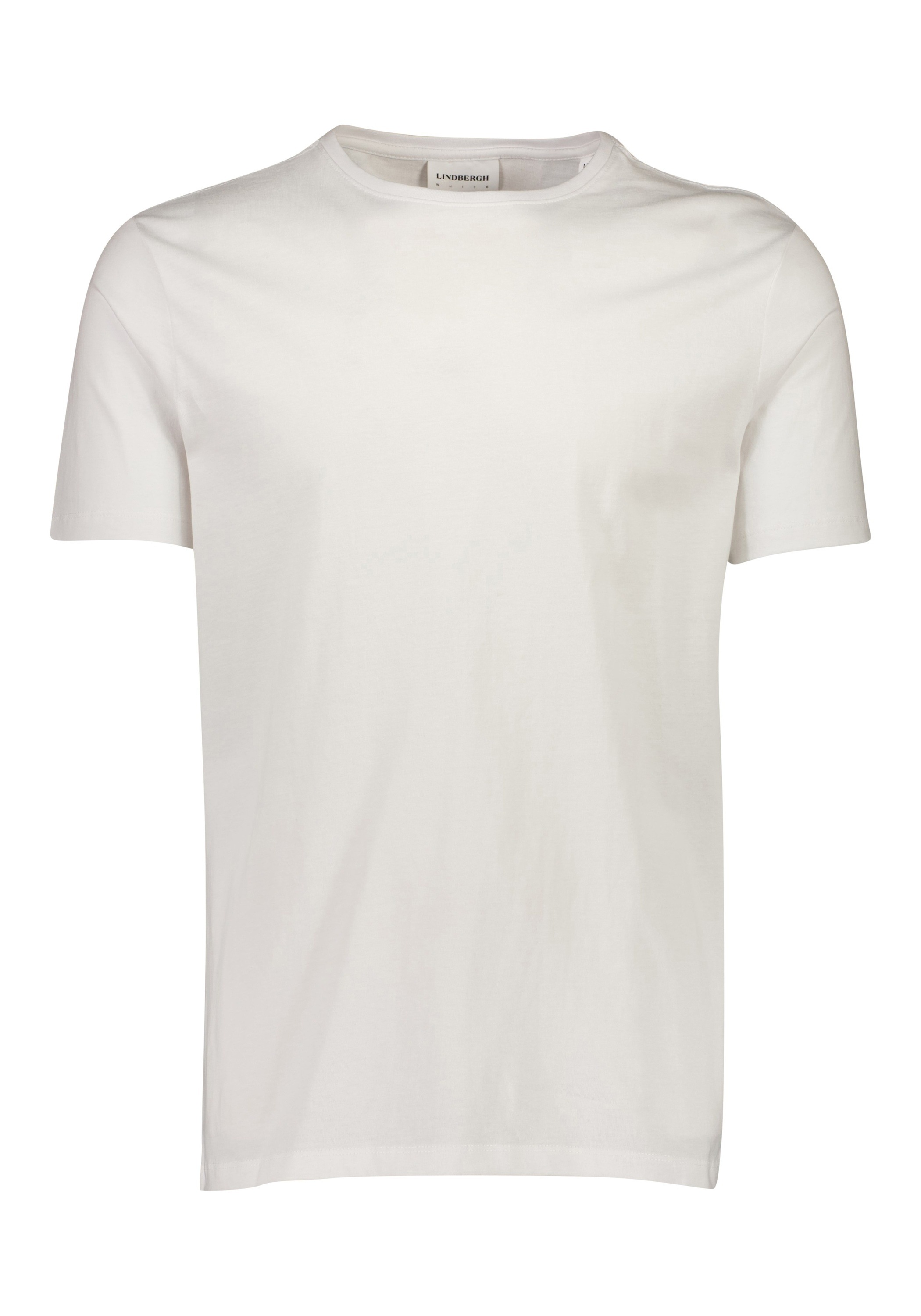 T-Shirt LINDBERGH "T-Shirt Relaxed Fit", Herren, Gr. XXL, weiß, Obermaterial: 100% Baumwolle, unifarben, lässig geschnitten, Rundhals, Shirts T-Shirt 3
