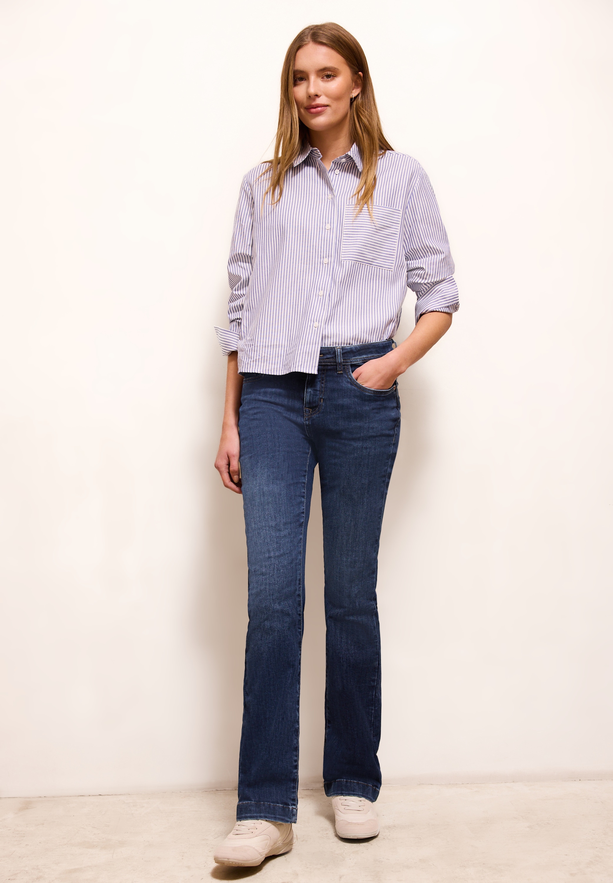 STREET ONE STUDIO Slim-fit-Jeans Middle Waist