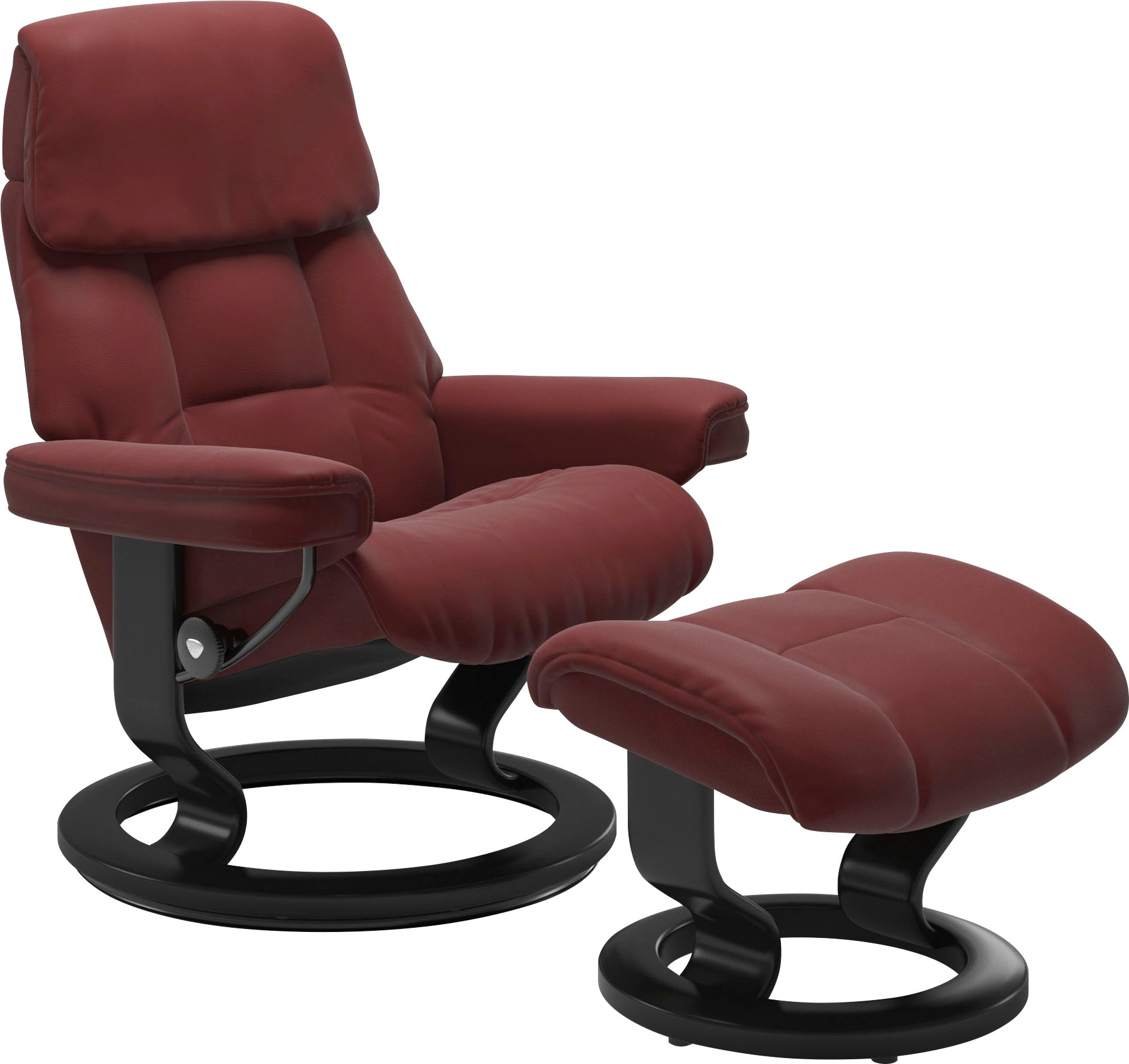 Stressless Relaxsessel "Ruby" mit Classic Base, Größe S, Gestell Eiche, Wenge, Braun & Schwarz