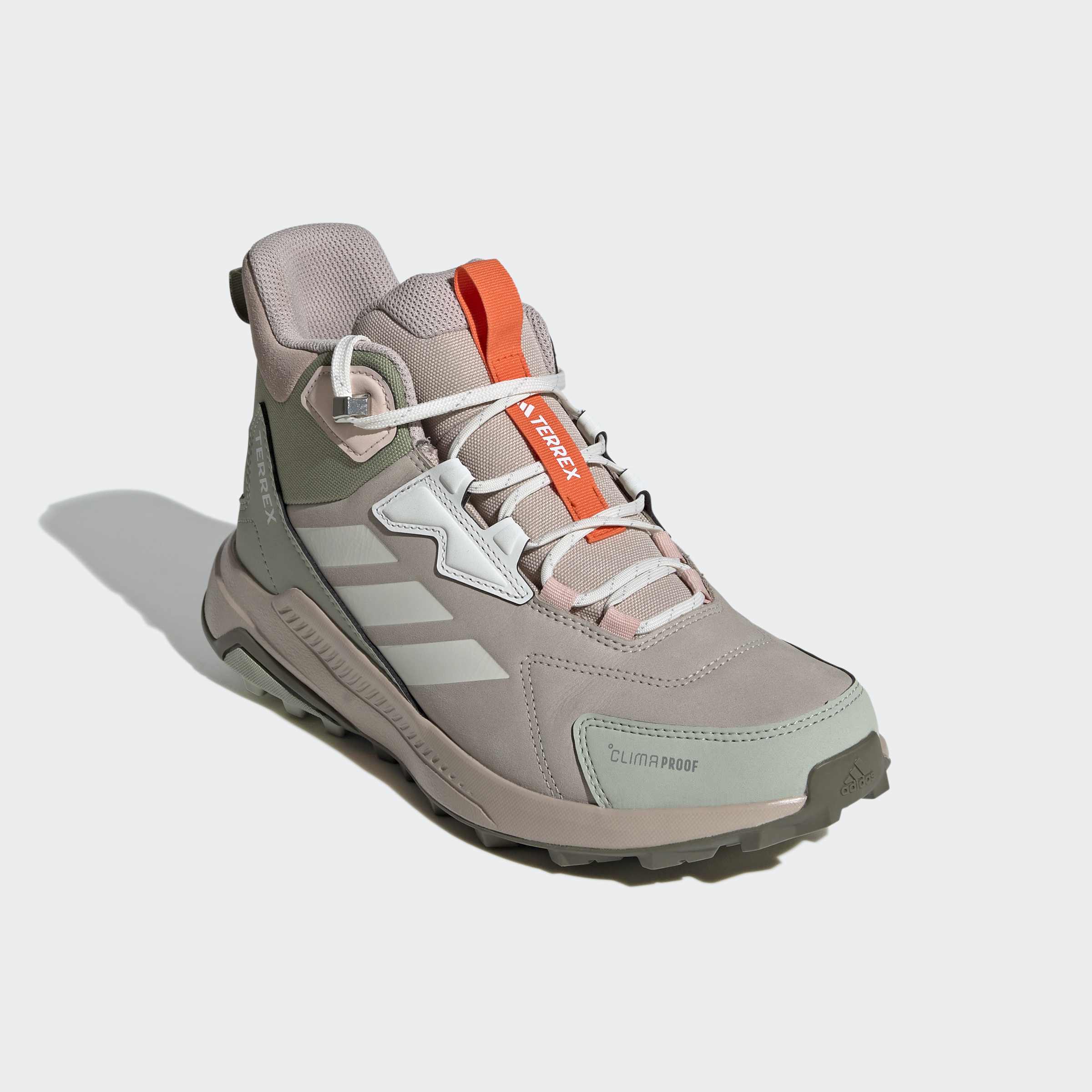 adidas TERREX Wanderschuh "ANYLANDER LEATHER MID CLIMAPROOF" wasserdicht und aus Leder