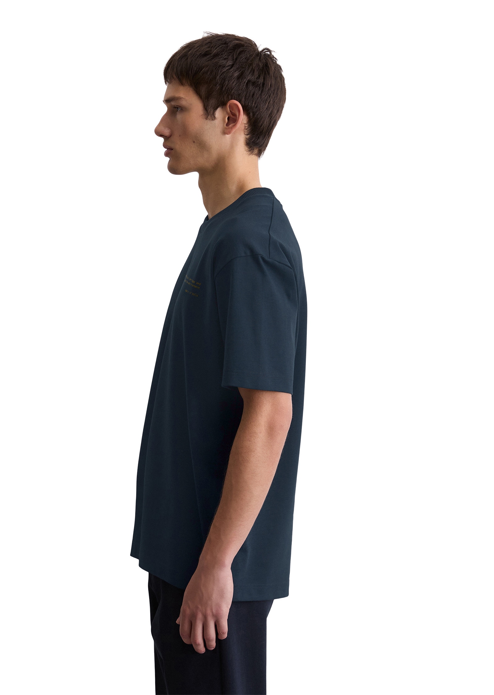 Marc O'Polo T-Shirt »mit Natur-Rückenprint«