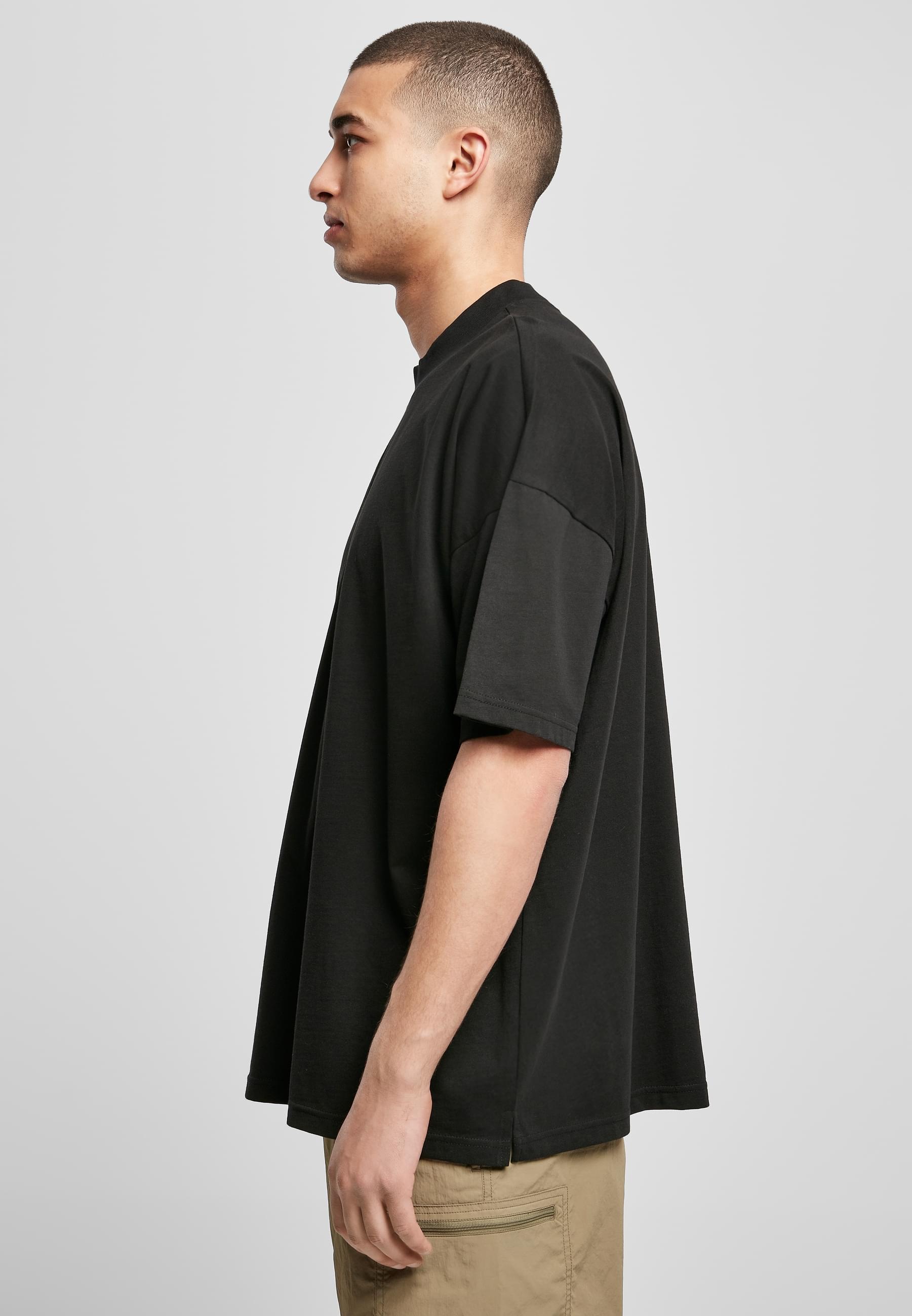 URBAN CLASSICS T-Shirt »Urban Classics Herren Oversized Mock Neck Tee«, (1 tlg.)