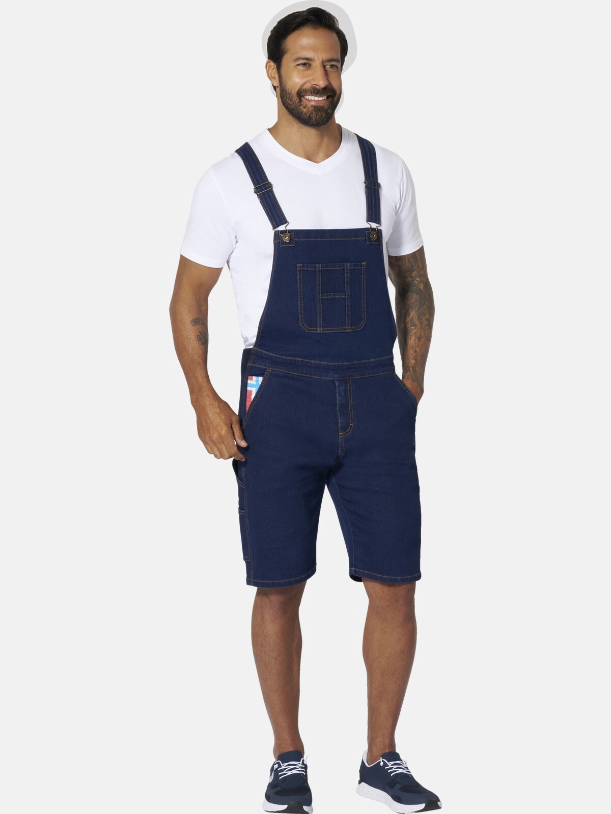 Jan Vanderstorm Latzhose "Bermuda FOCKO"