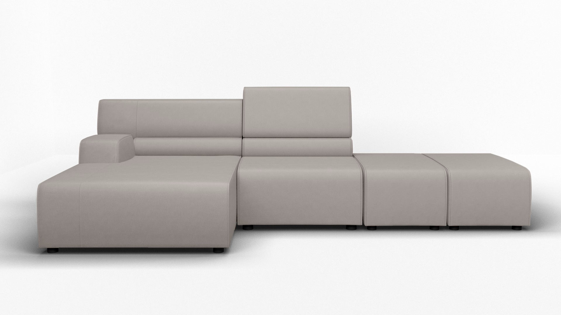 Egoitaliano Ecksofa "Babouche, Designsofa mit außergewöhnlichem Sitzkomfort günstig online kaufen