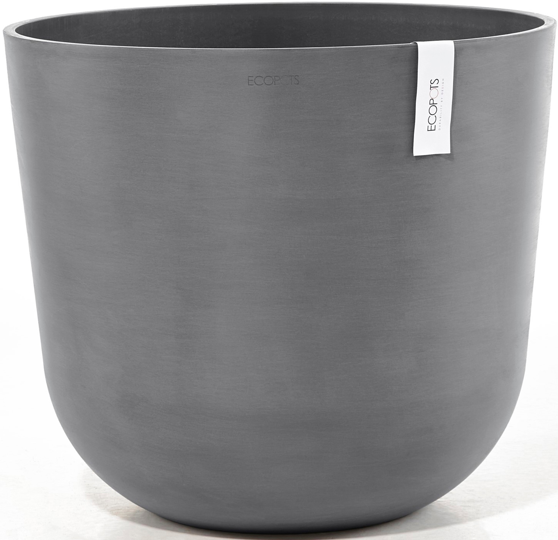 ECOPOTS Blumentopf »Oslo 55 + Wassersystem Grau«, für innen und außen: frostsicher, bruchsicher und lichtbeständig