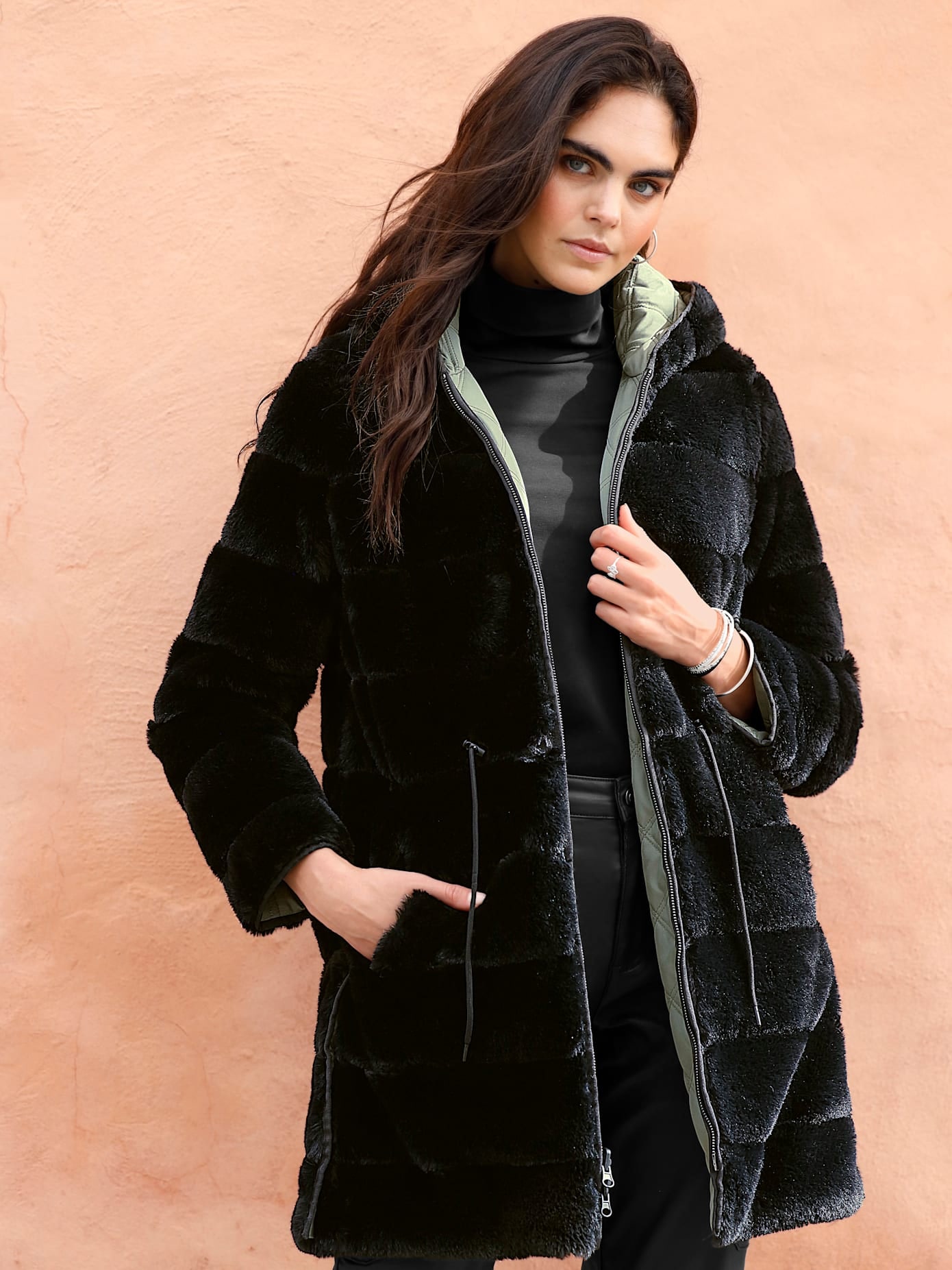 heine Wendejacke mit Kapuze