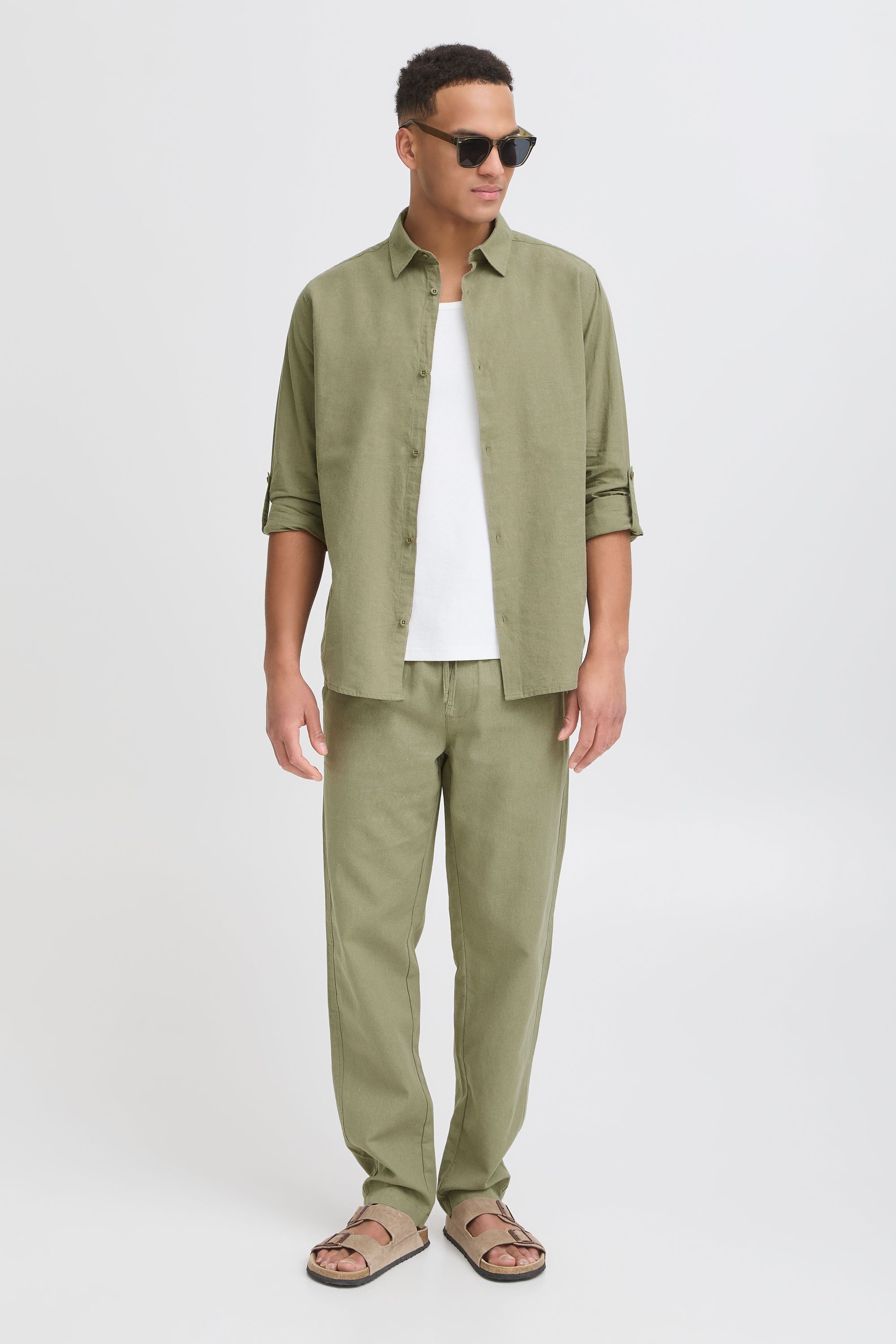 Indicode Leinenhemd "Leinenhemd IDMonko" günstig online kaufen