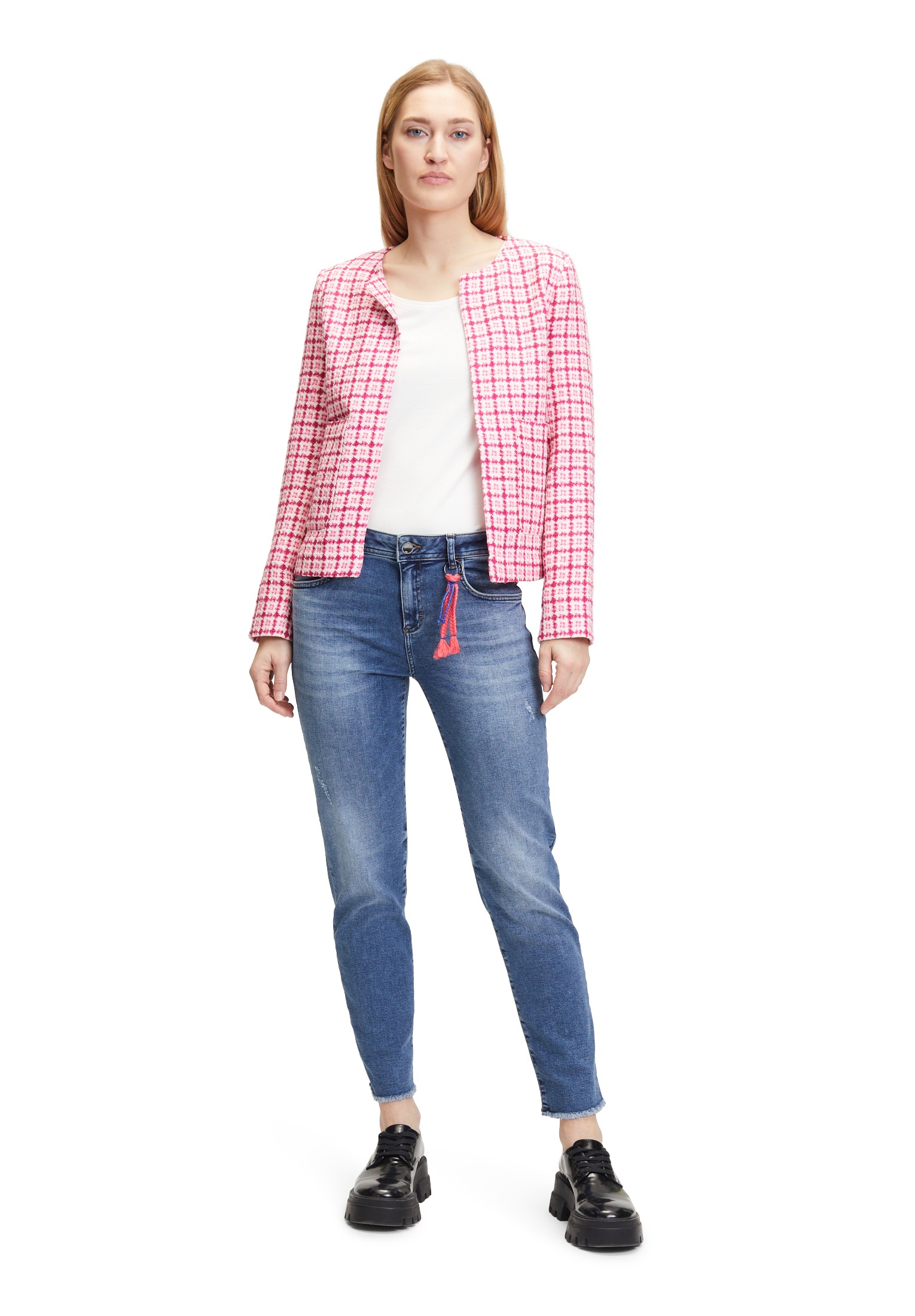 Cartoon Ankle-Jeans »Cartoon Used Look-Jeans mit verkürztem Bein«