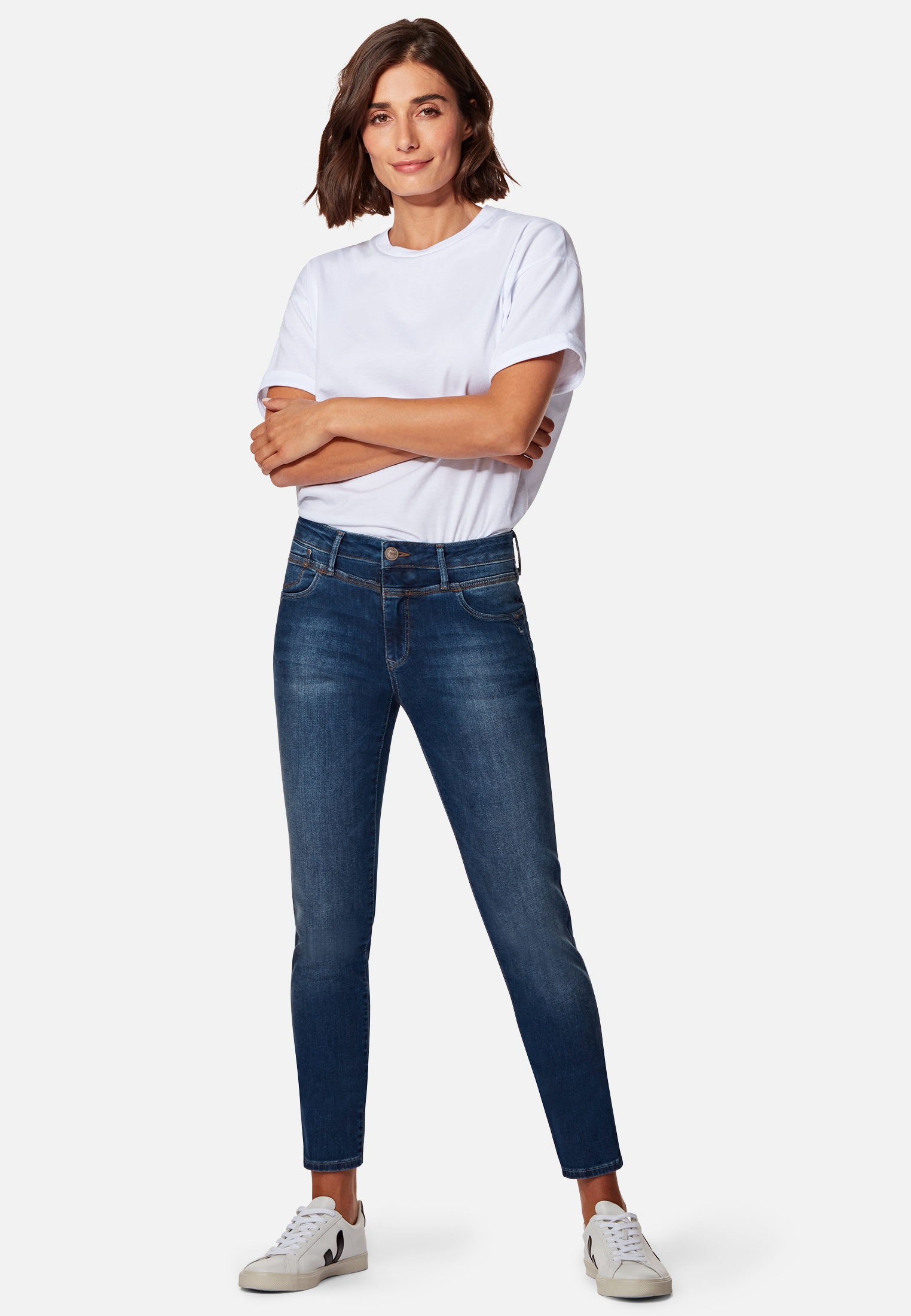 Mavi Skinny-fit-Jeans "// Label-Detail Modell "Sophie"", Schmale Jeans