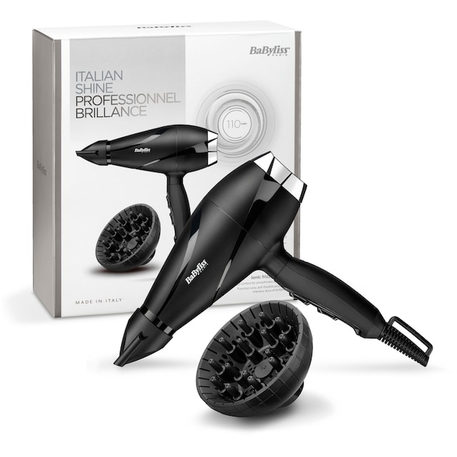 BaByliss Ionic-Haartrockner »6713DE Pro Shine«, 2200 W, 2 Aufsätze, AC  Haartrockner mit Diffusor auf Raten | BAUR