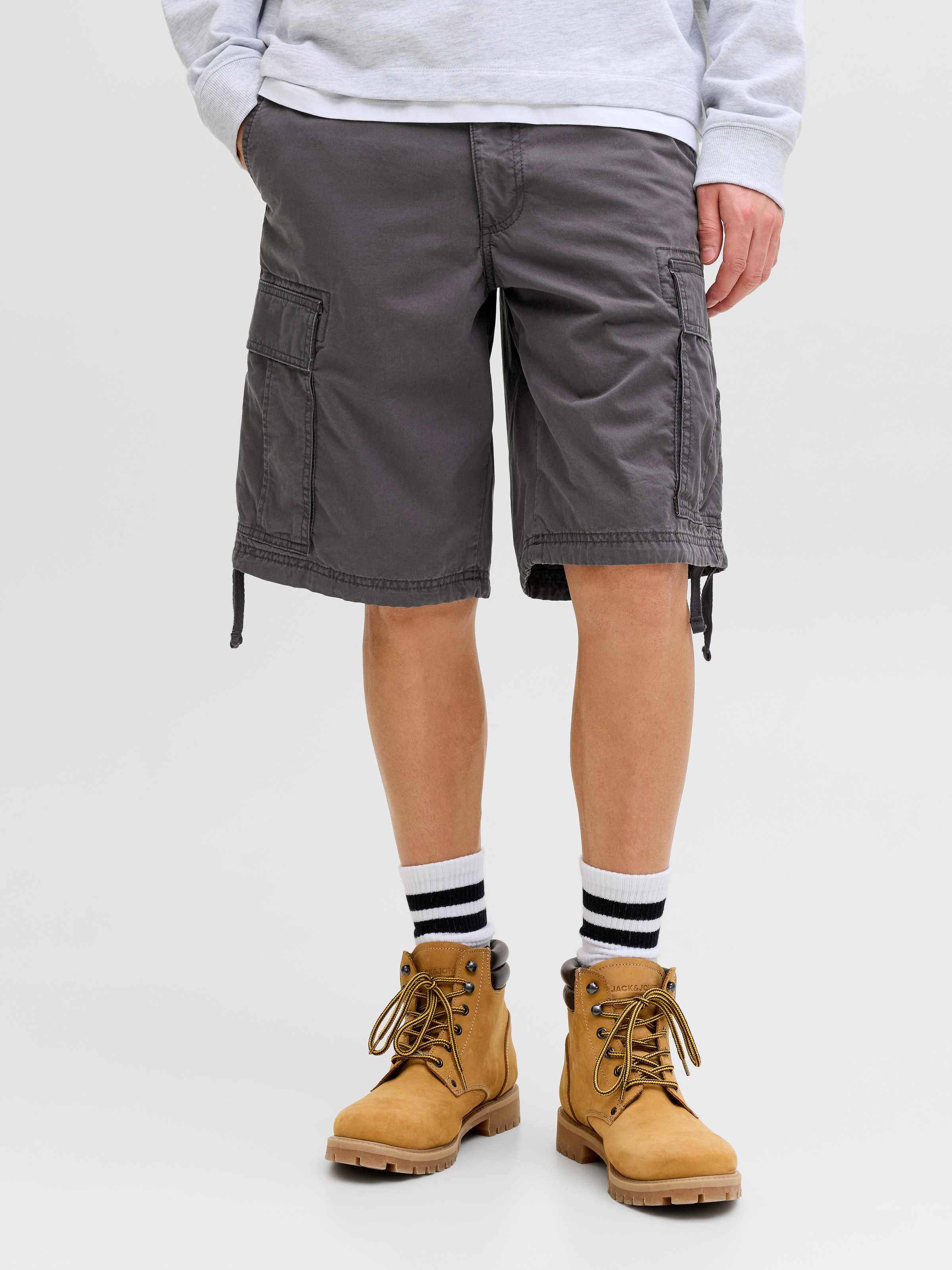 Jack & Jones Cargohose "JPSTCOLE FRANK CARGO SHORT MID SN" mit Seitentasche günstig online kaufen