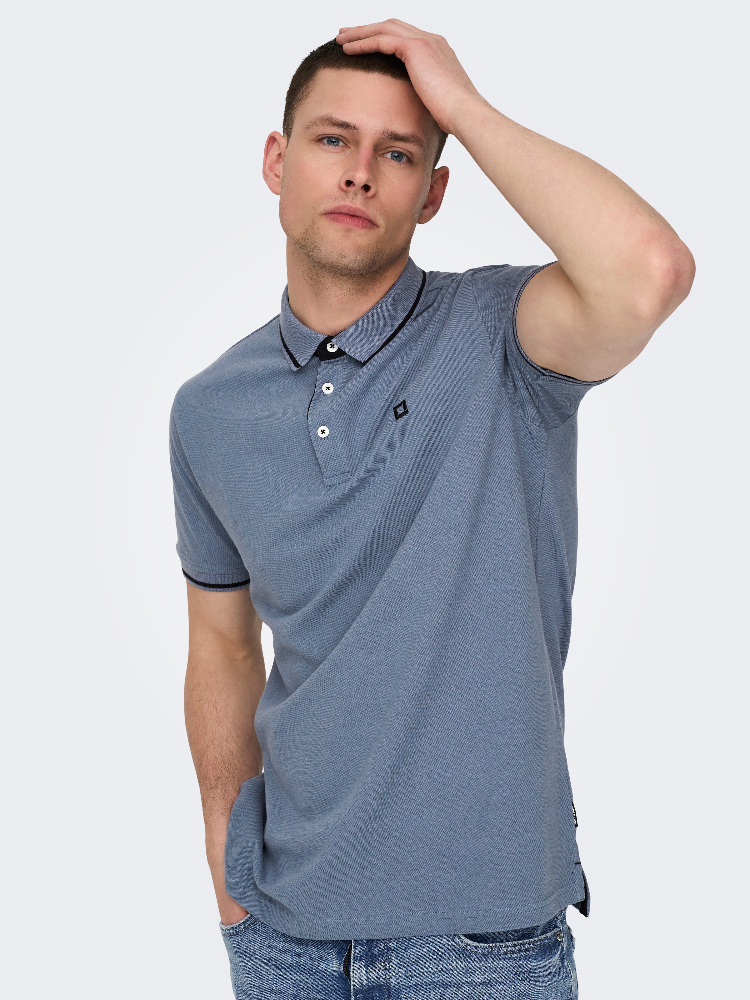 ONLY & SONS "ONSFLETCHER SLIM SS POLO NOOS" günstig online kaufen