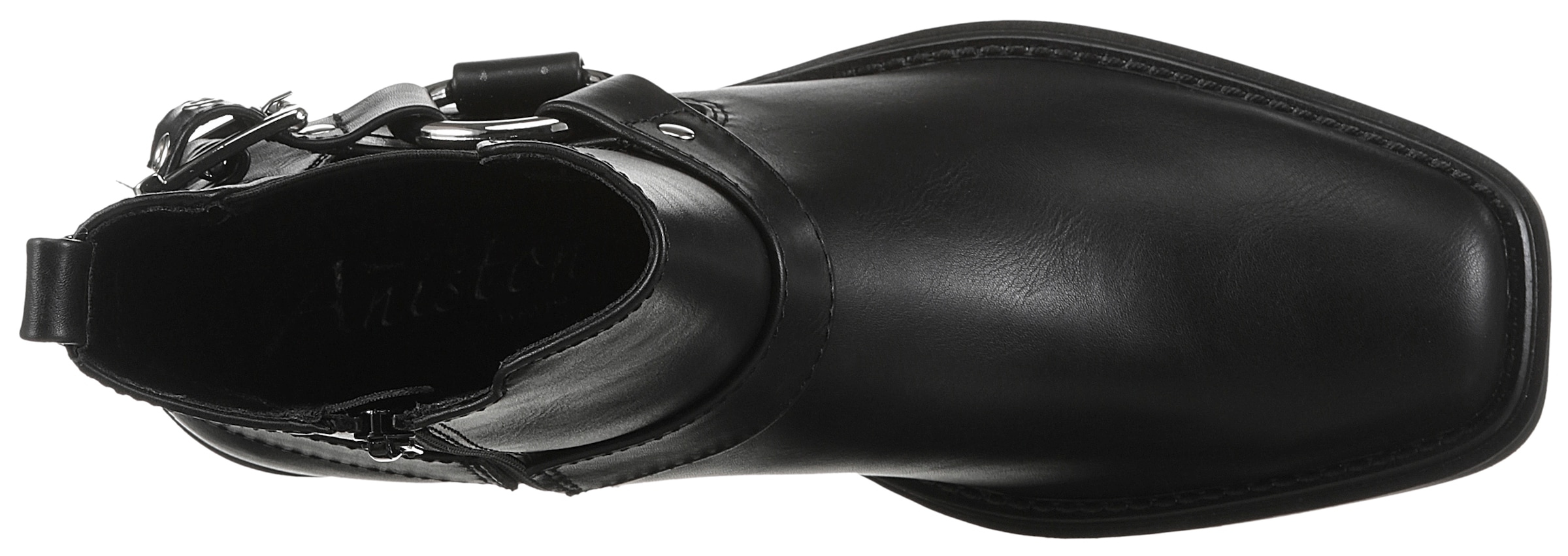 Aniston SHOES Westernstiefelette, Cowboyboots, Blockabsatz, mit Stretcheinsatz - NEUE KOLLEKTION