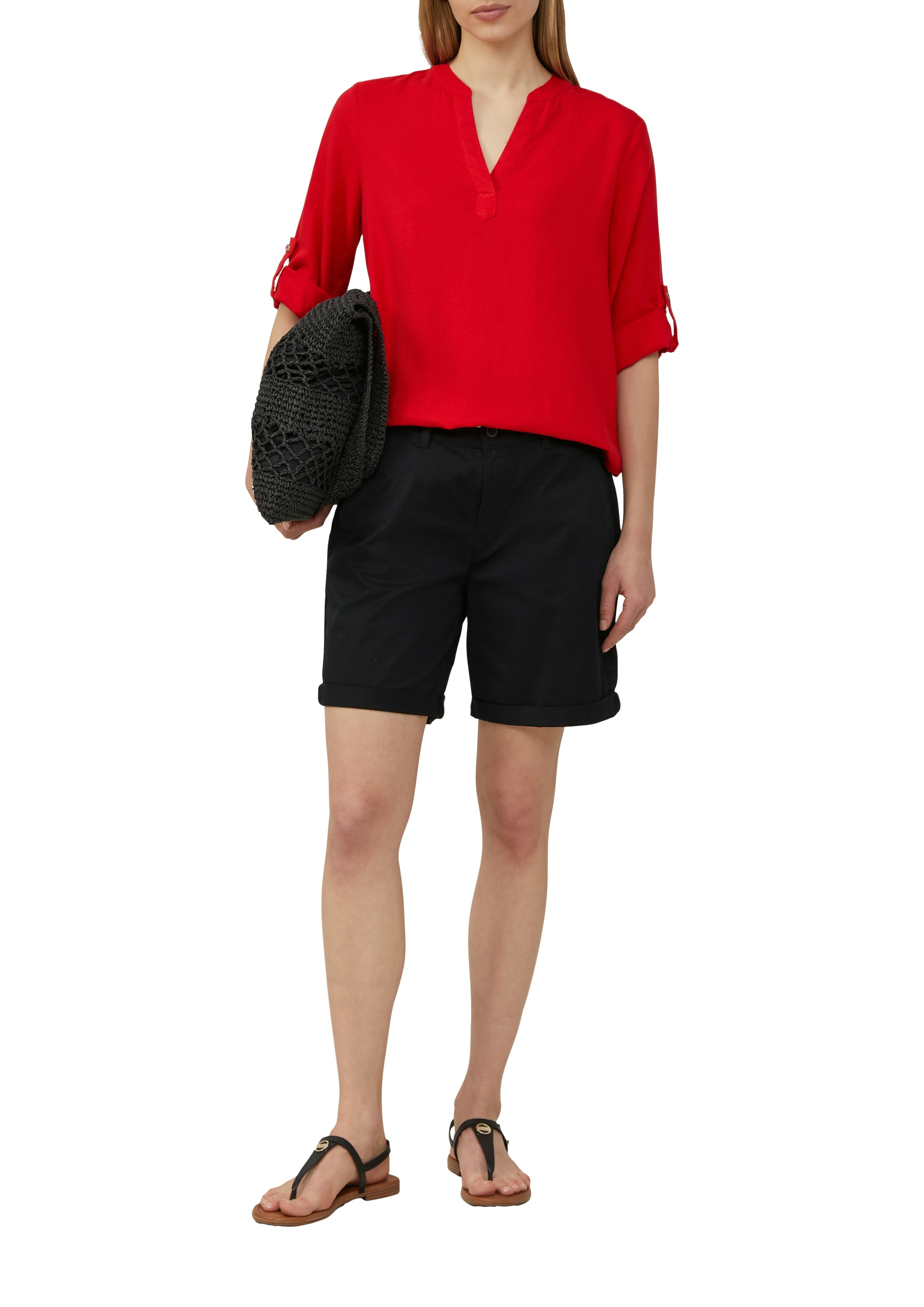 s.Oliver Klassische Bluse, mit Turn-up