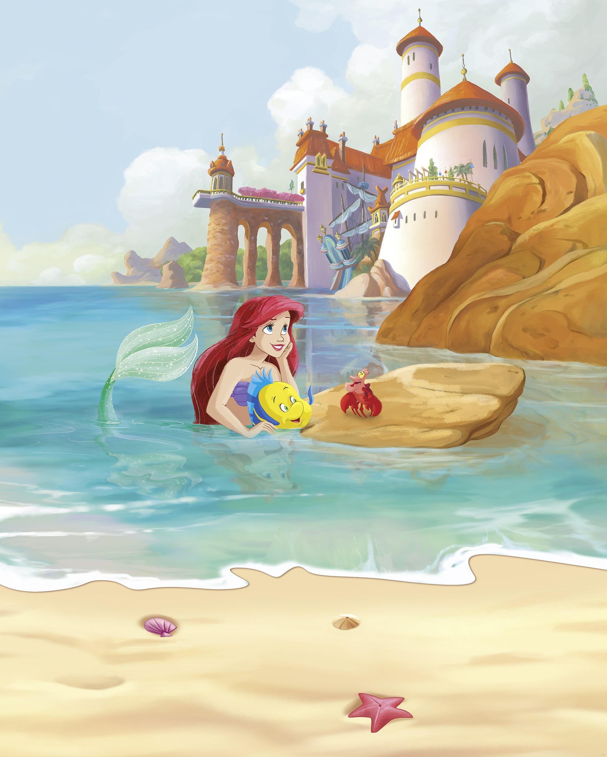 Komar Kindertapete »Disney Ariel Daydream«, bedruckt