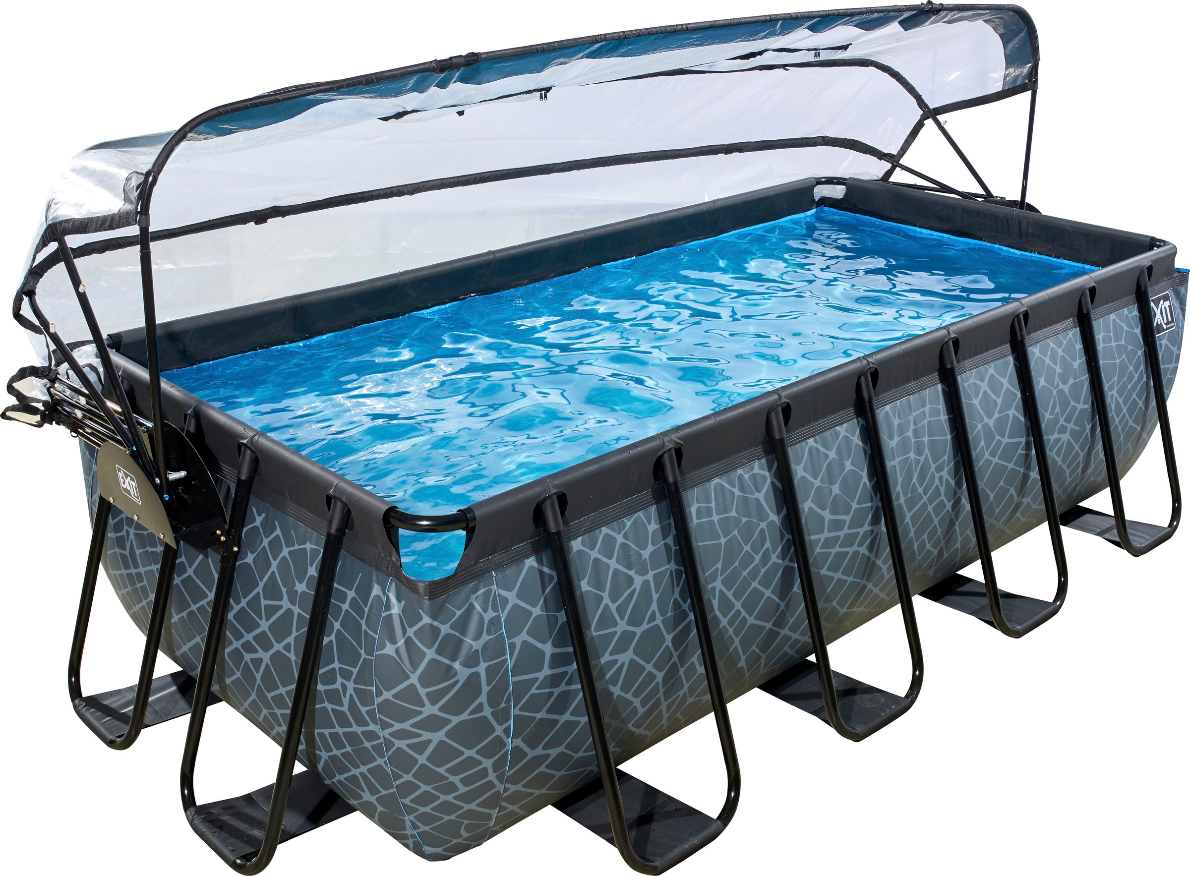 Framepool »inkl. Poolabdeckung und Wärmepumpe«, (Set, 5 tlg.), 5-tlg., BxLxH:...