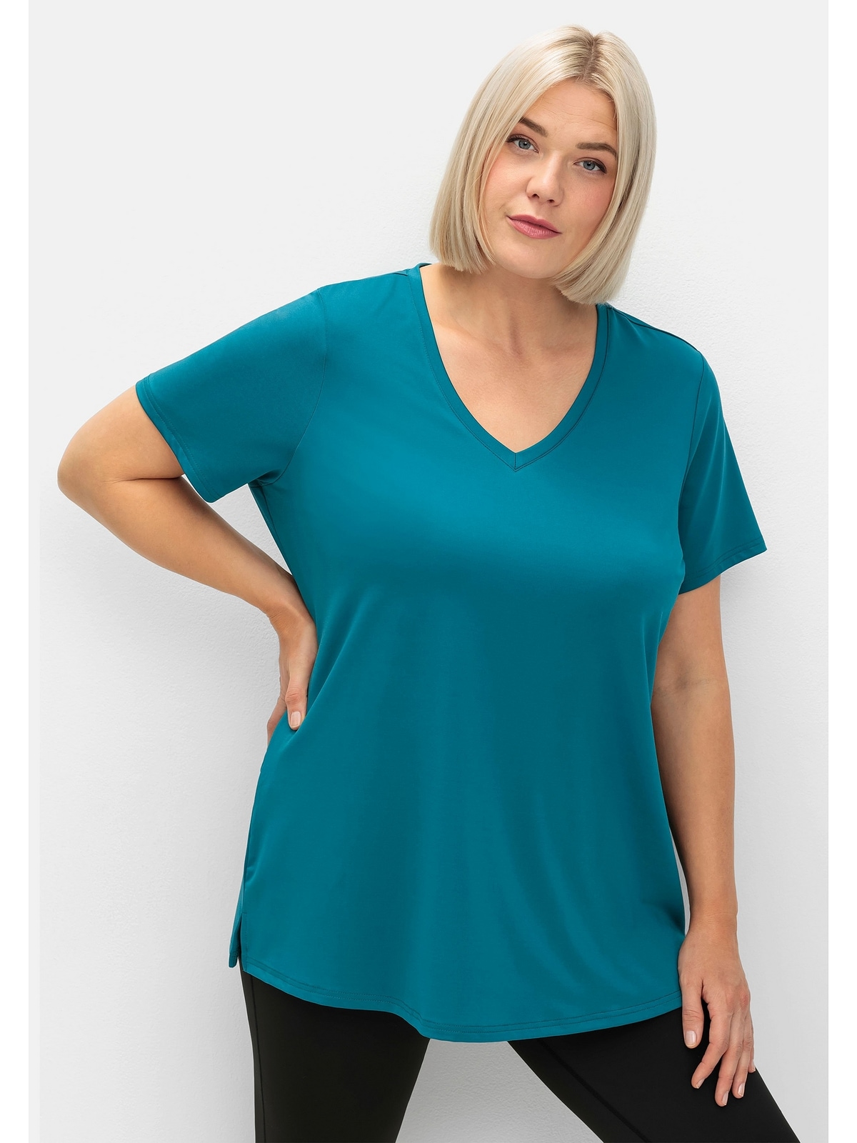 Sheego Funktionsshirt »Große Größen«, aus schnelltrocknendem Material