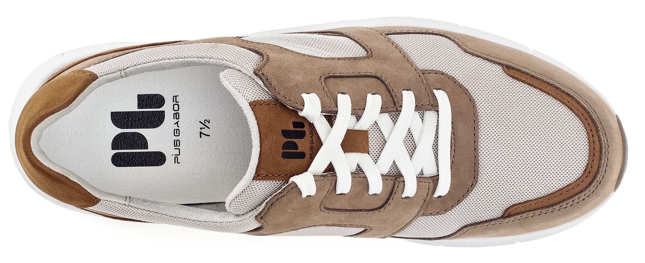 Pius Gabor Keilsneaker, Schnürschuh, Halbschuh, Freizeitschuh in bequemer Weite G (=weit)