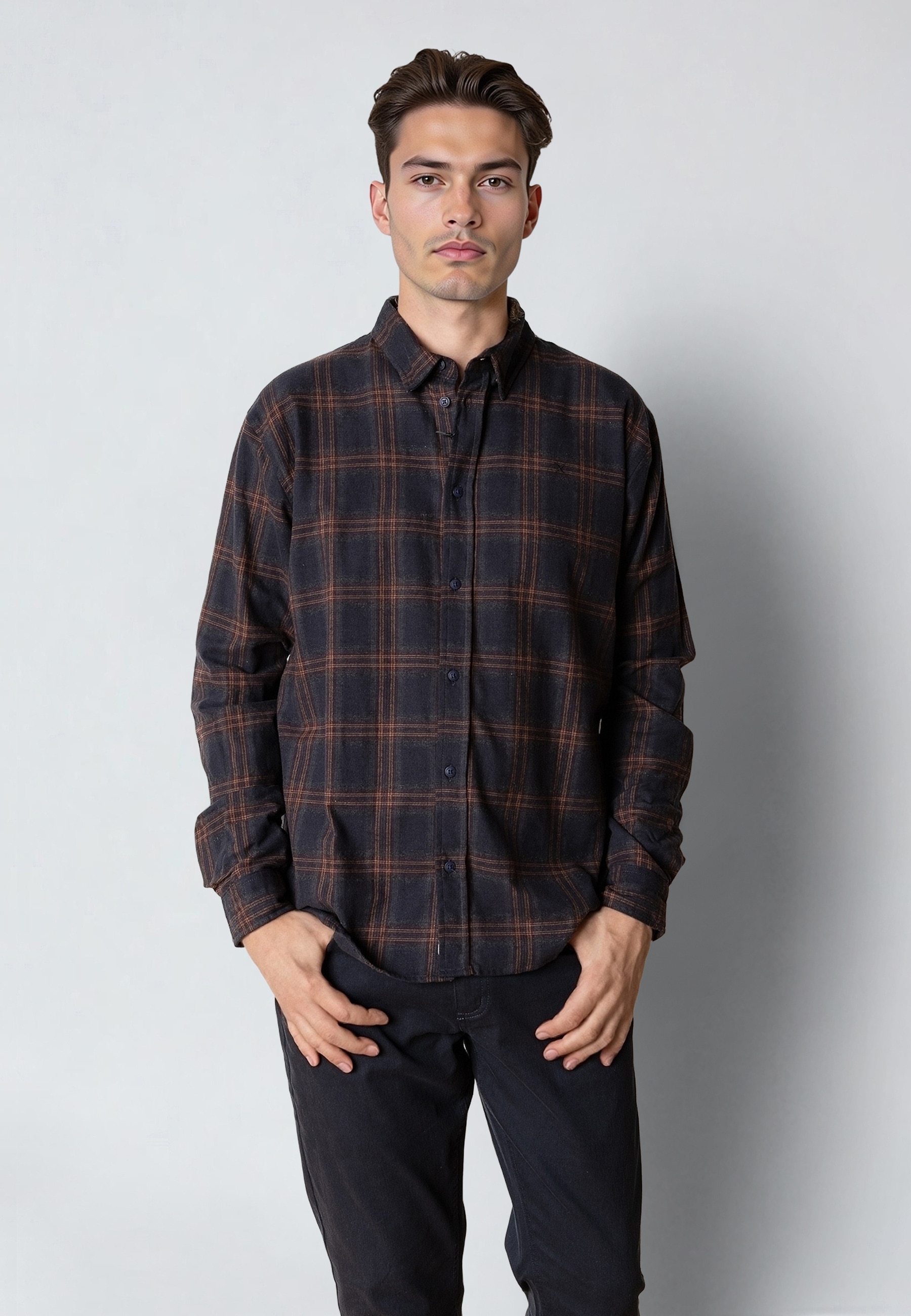 Clean Cut Copenhagen Flanellhemd »Clean Cut Copenhagen Dylan Checked Flannel Shirt« 1 Stk.