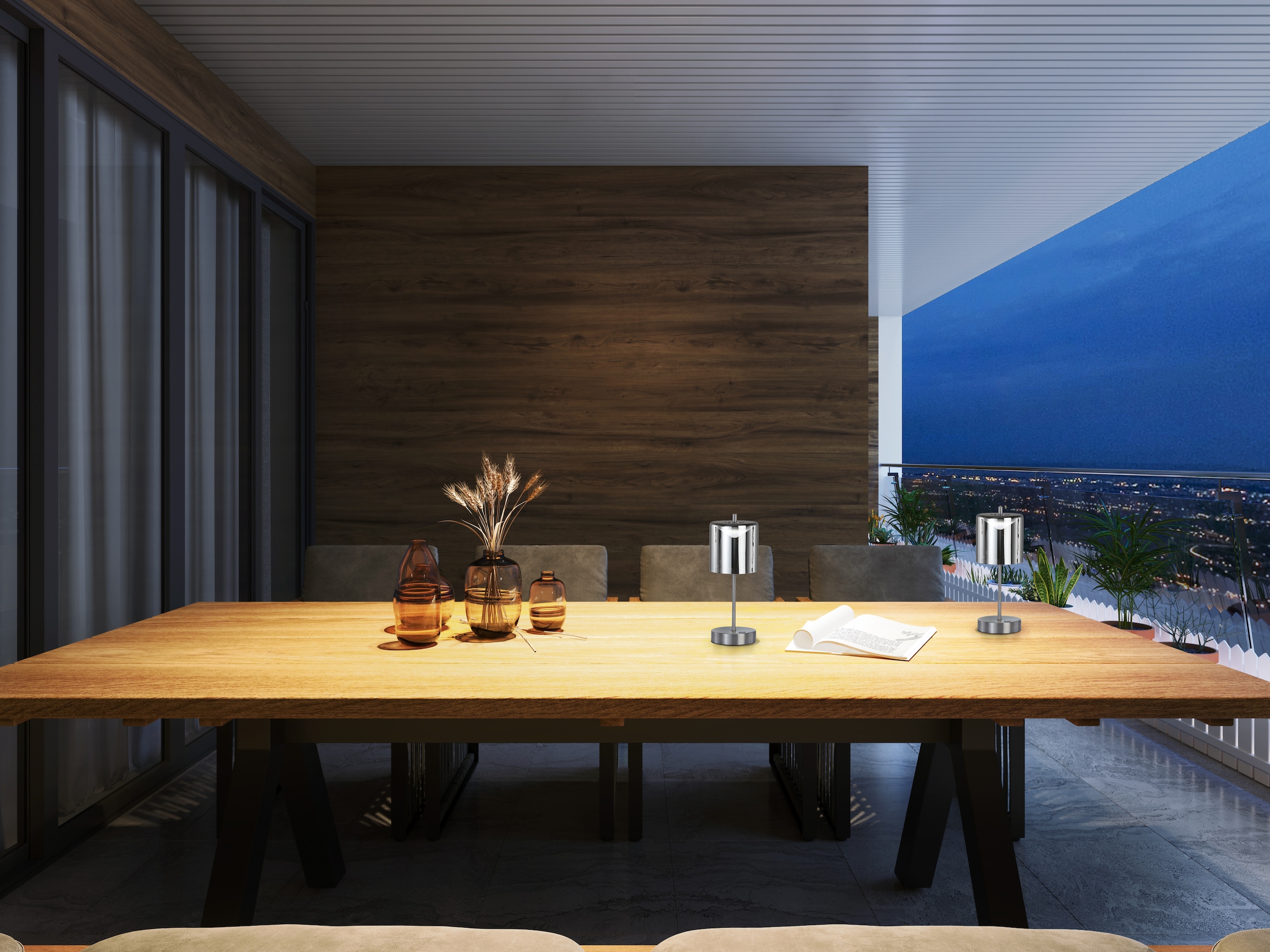 easy! BY FHL LED Tischleuchte »Riva«, 1 flammig, Leuchtmittel LED-Modul | LED fest integriert, LED,MobilesLicht,Akkulampe,Farbtemperatureinstellung,Dimmbar