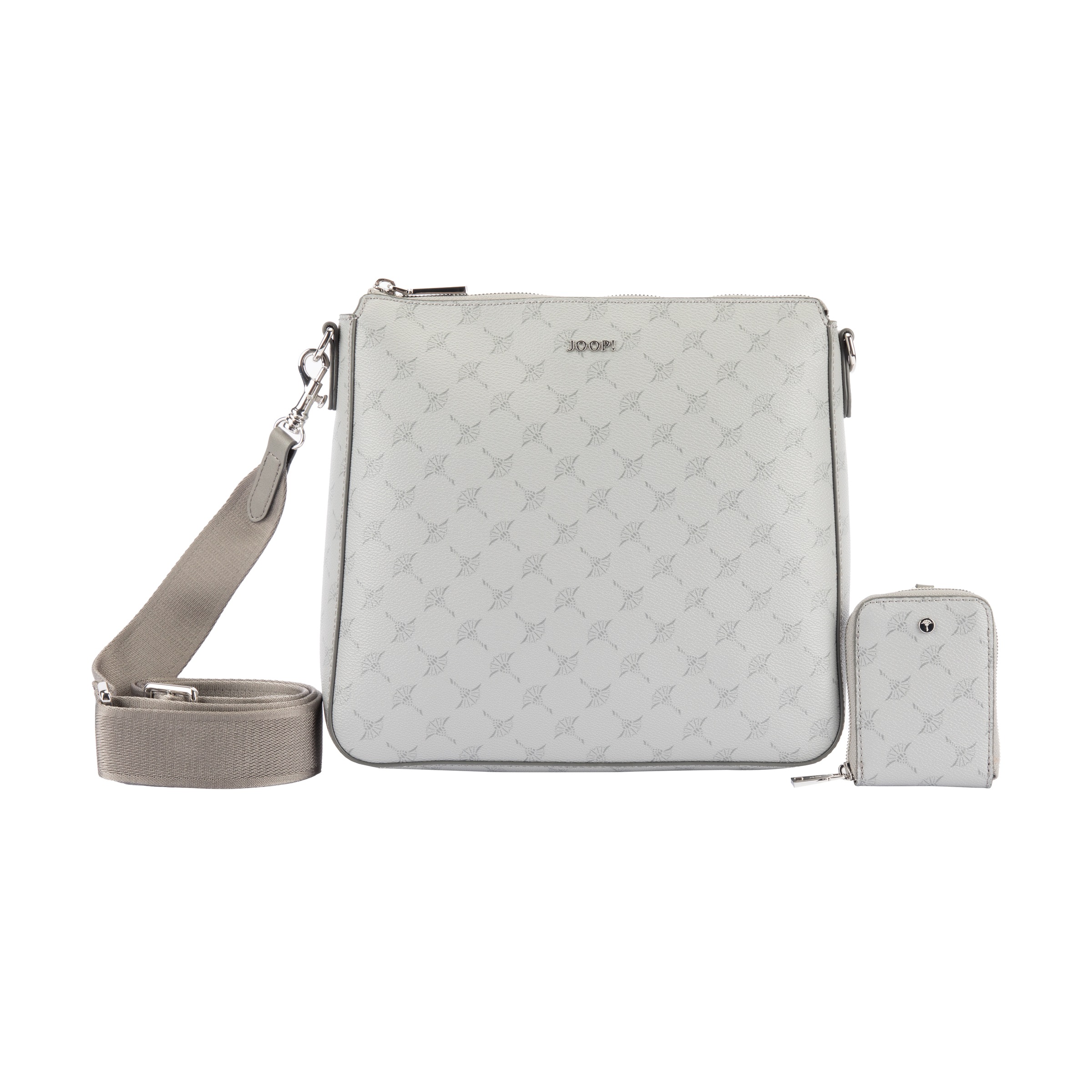 JOOP Umhängetasche "cortina 1.0 jasmina shoulderbag mvz" Damen Schultertasche, mit typischem Musterdruck