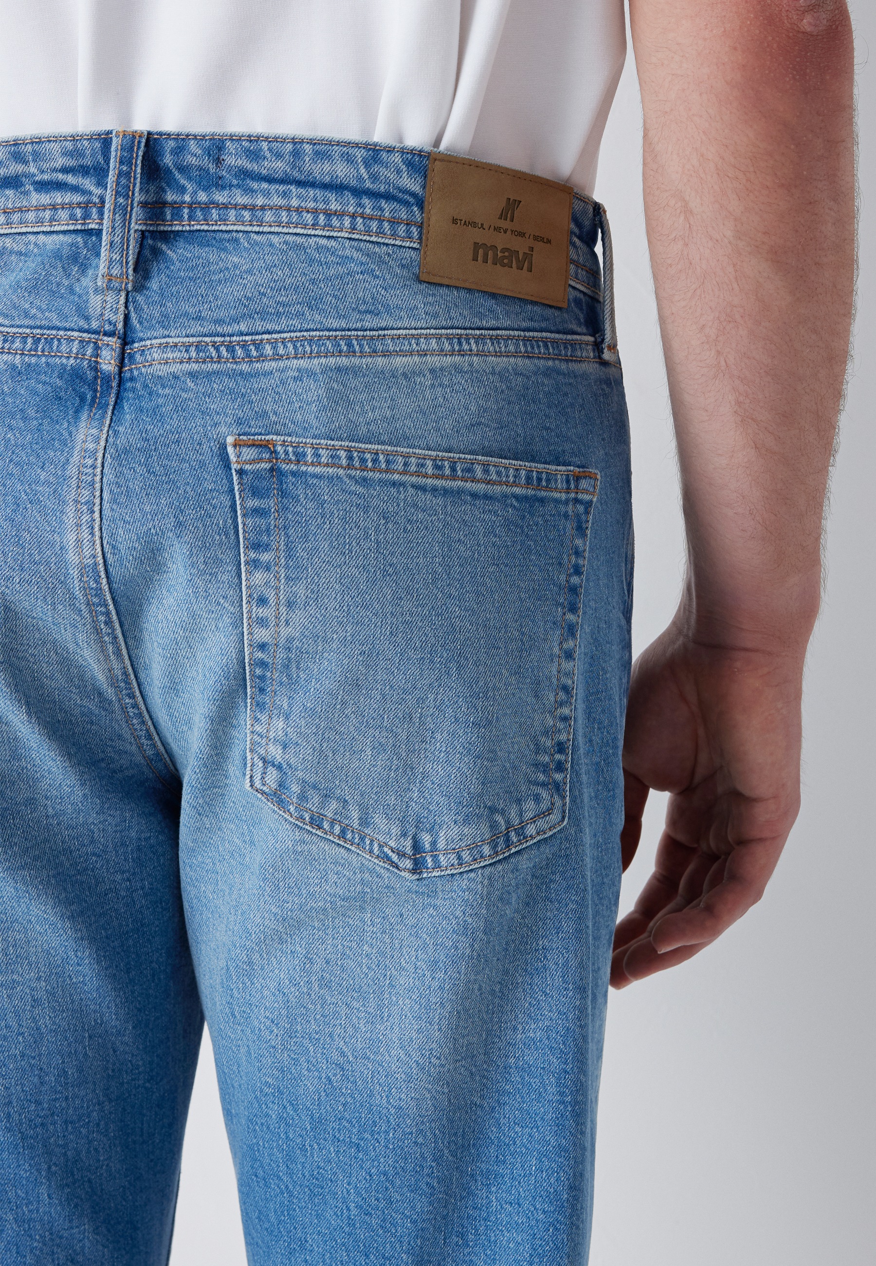 Mavi Weite Jeans »MUNICH« Tapered Jeans