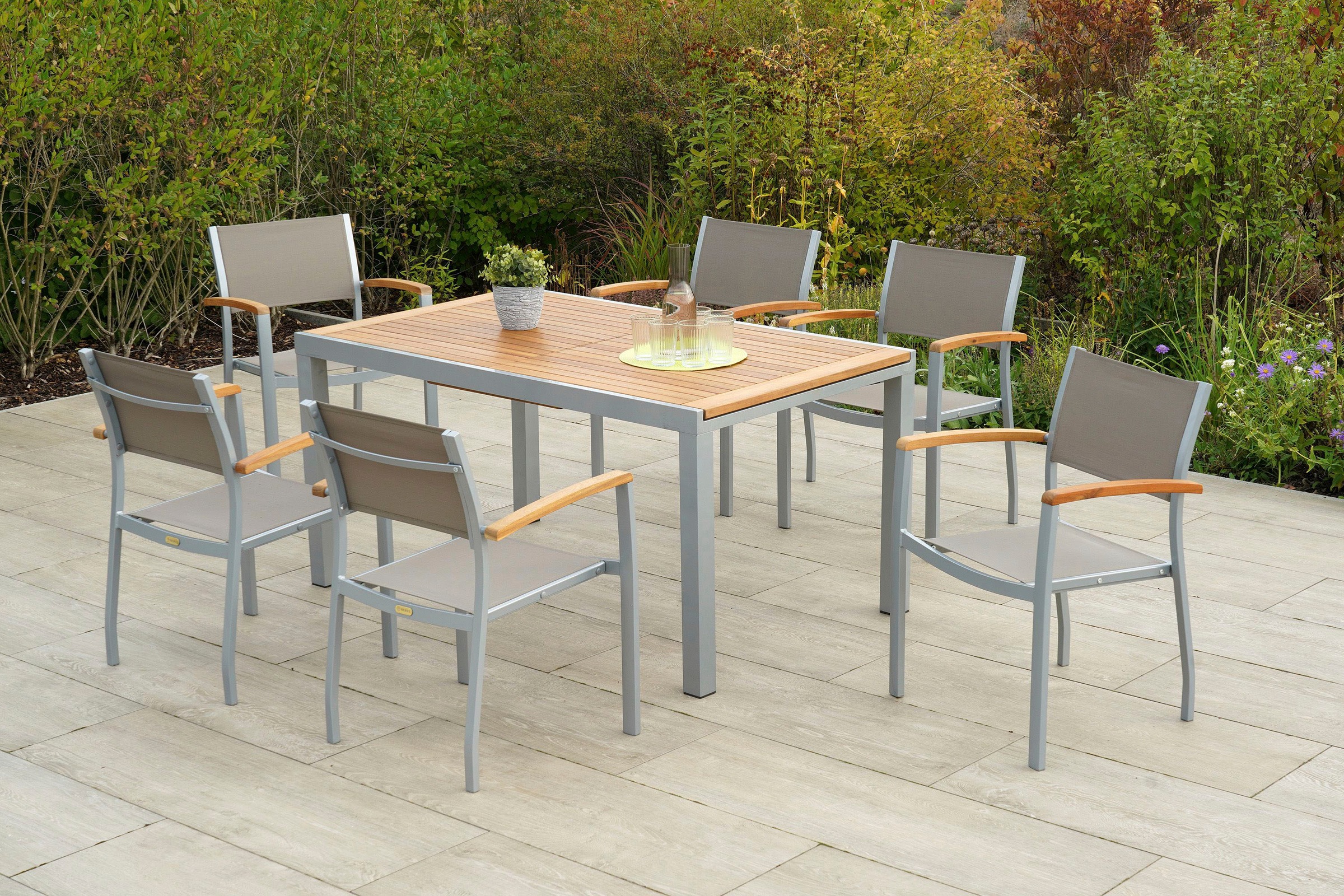 MERXX Garten-Essgruppe "Naxos" 7 Stk. tlg. günstig online kaufen